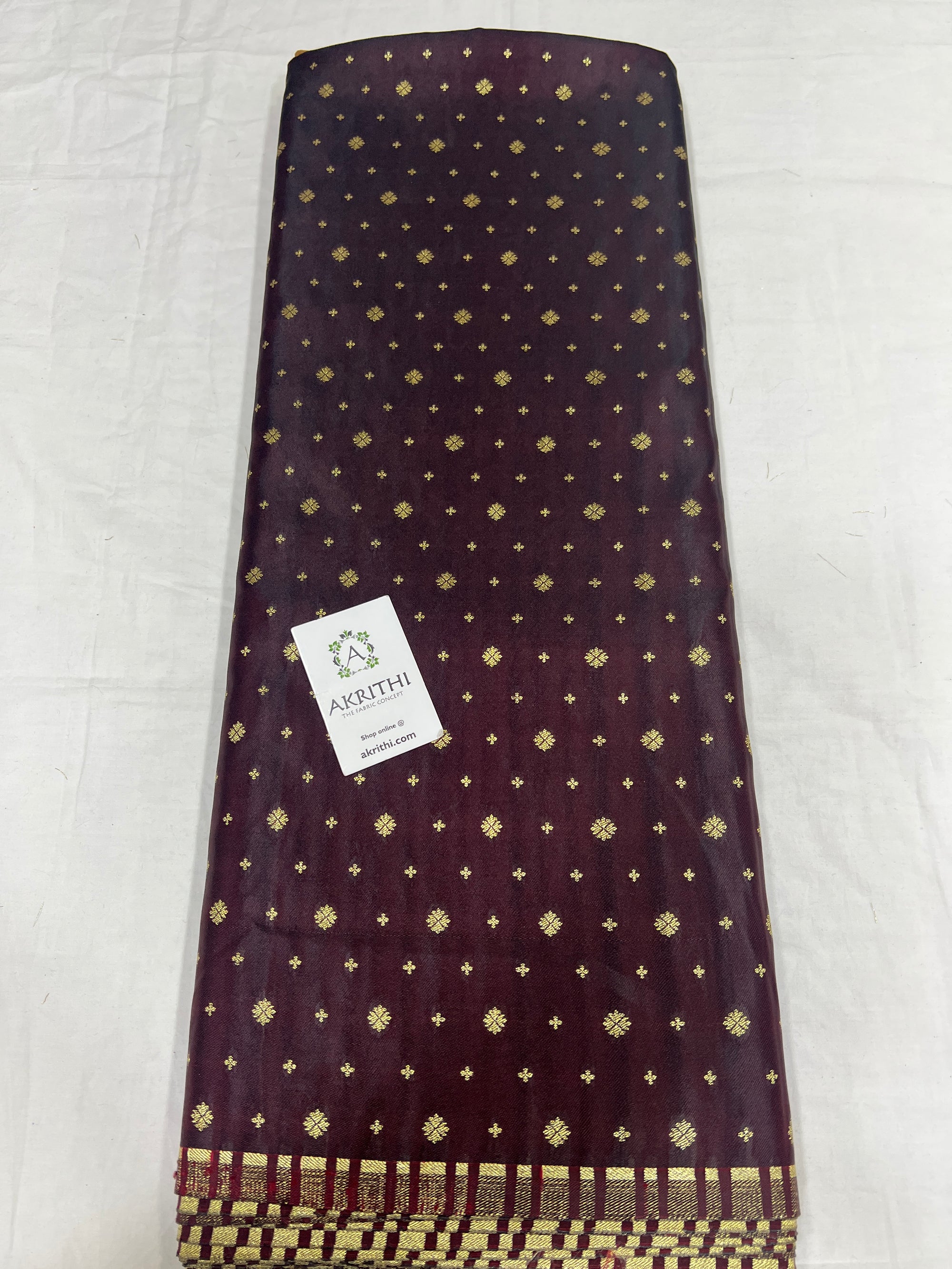 Pure Banarasi brocade butti fabric