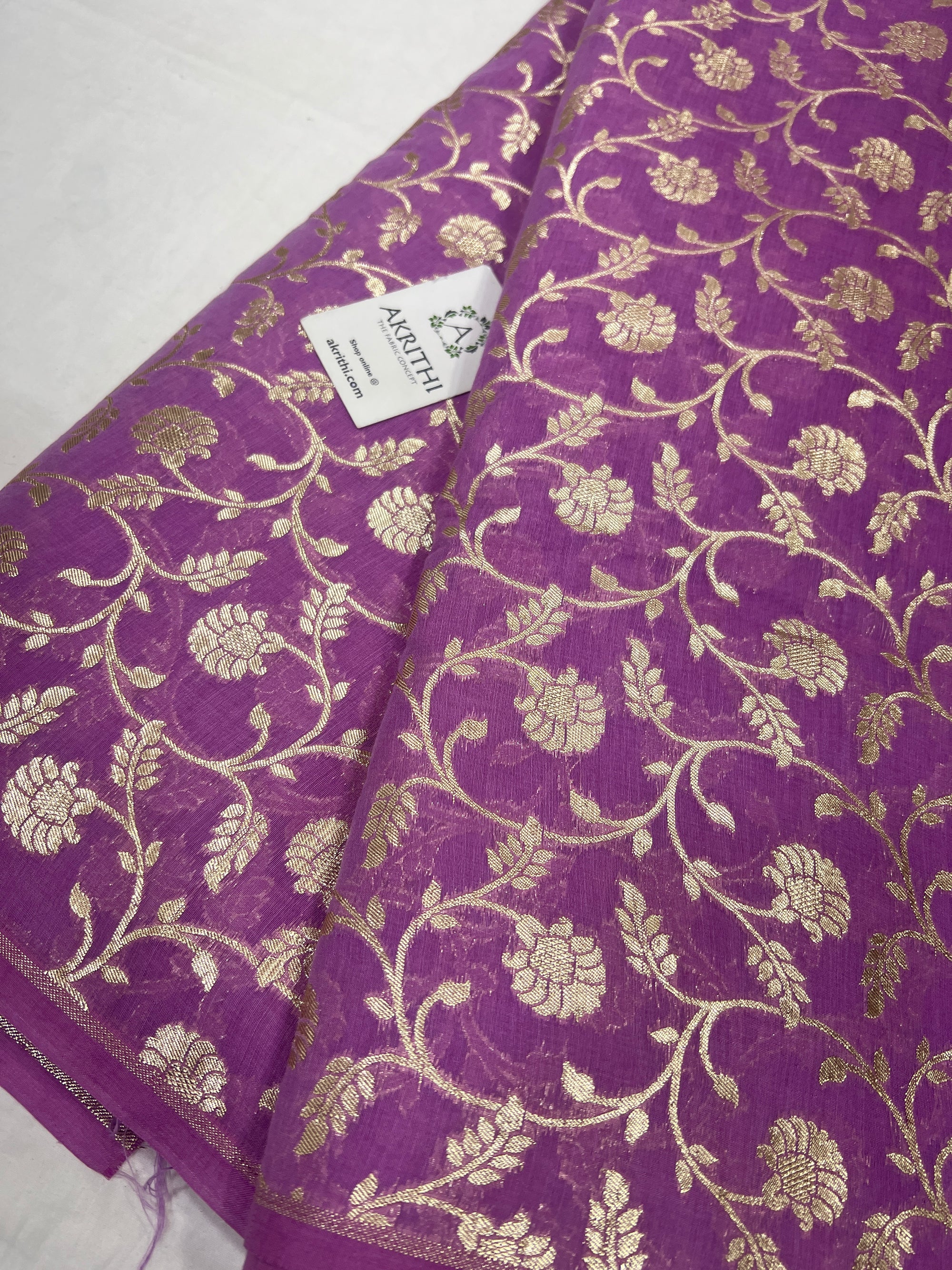 Banarasi chanderi fabric
