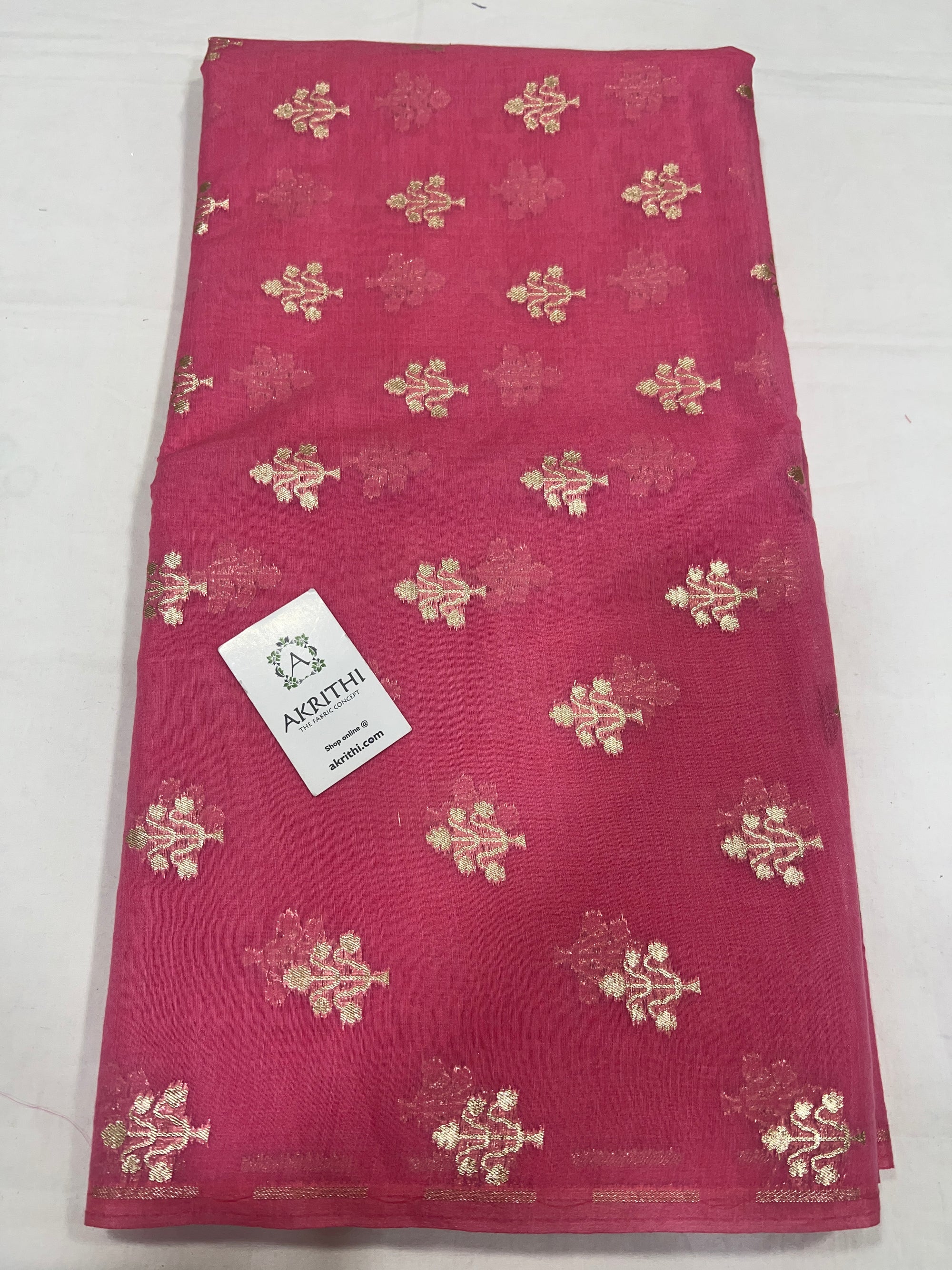 Banarasi chanderi fabric