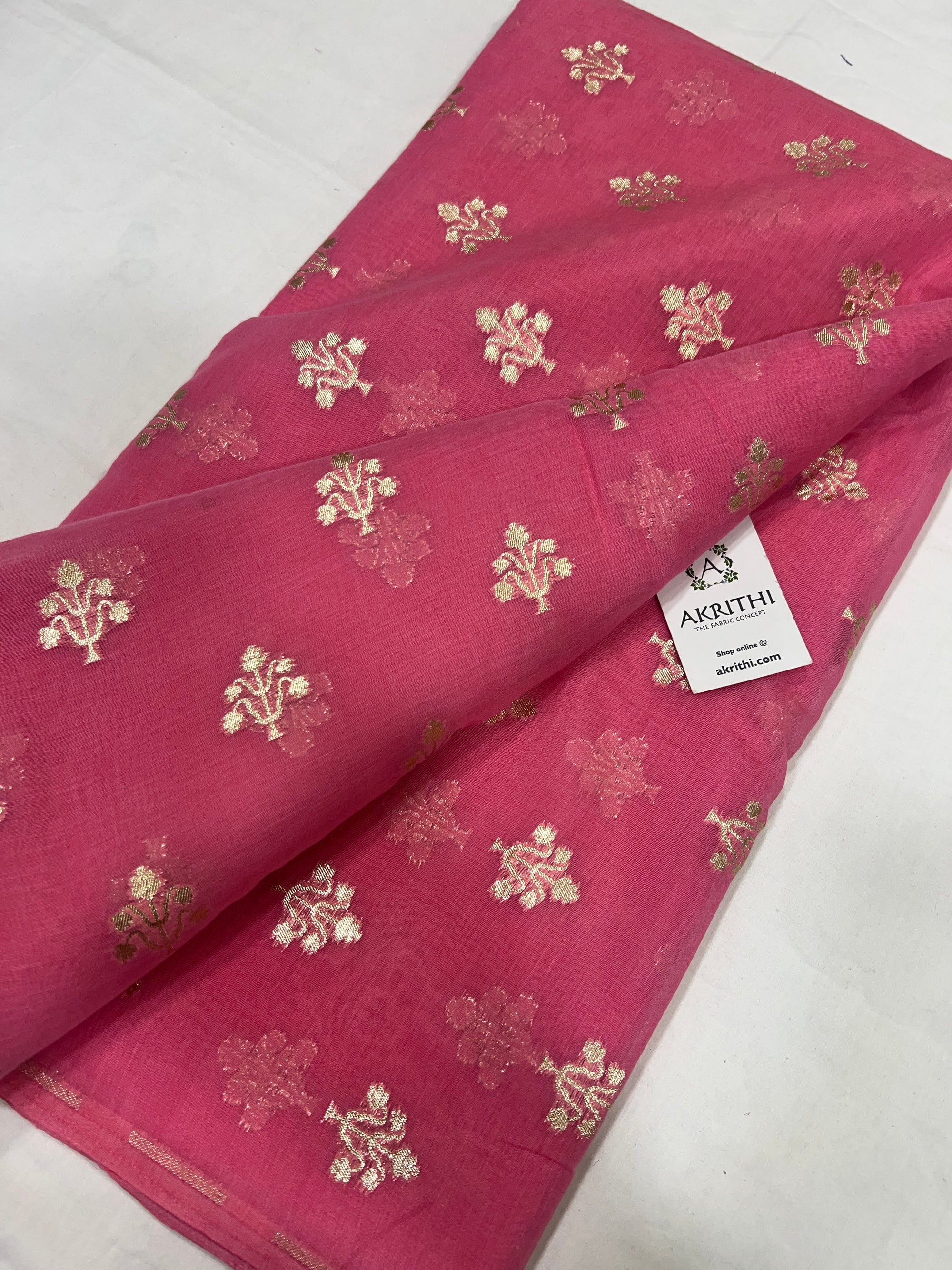 Banarasi chanderi fabric