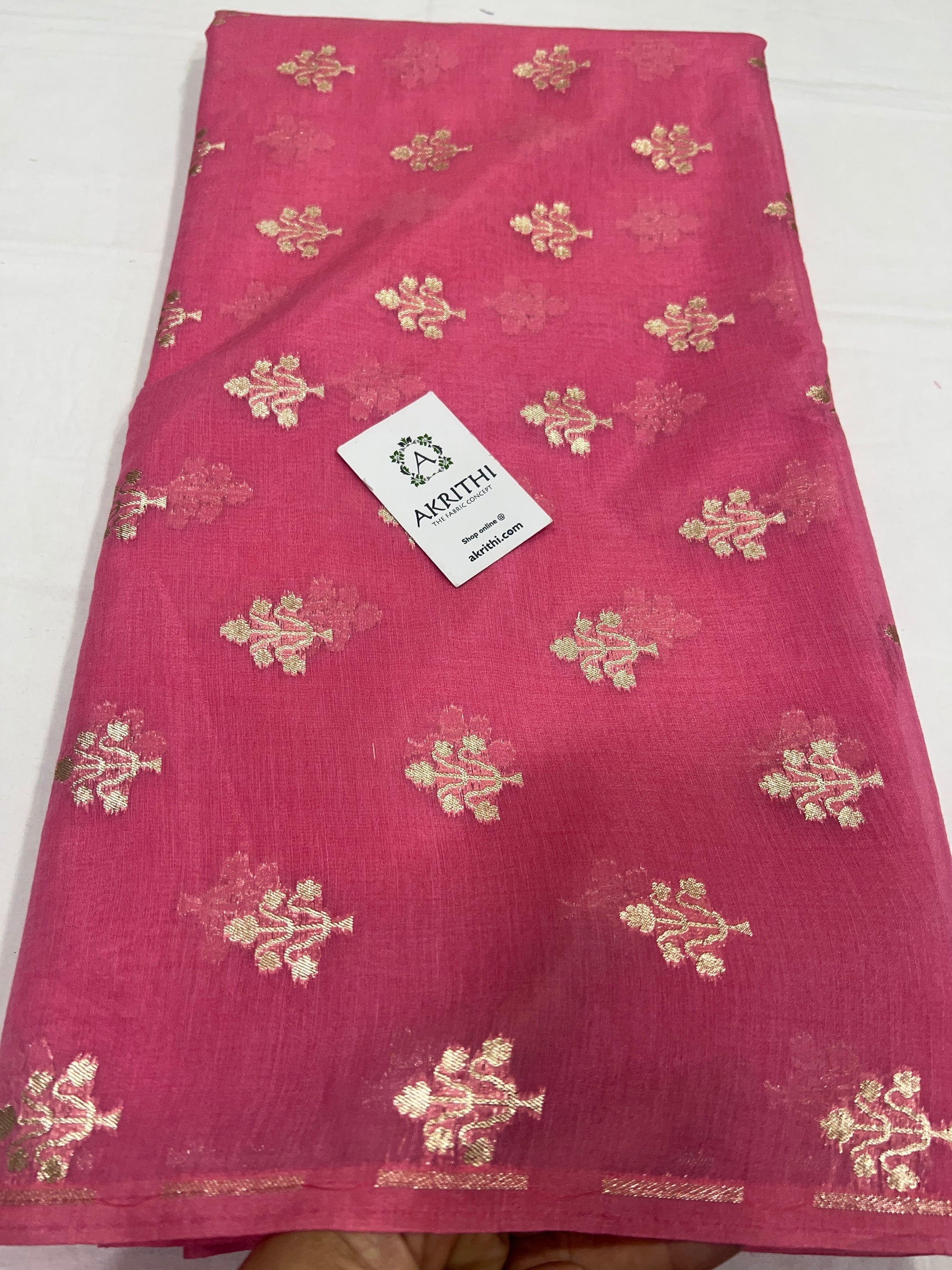 Banarasi chanderi fabric