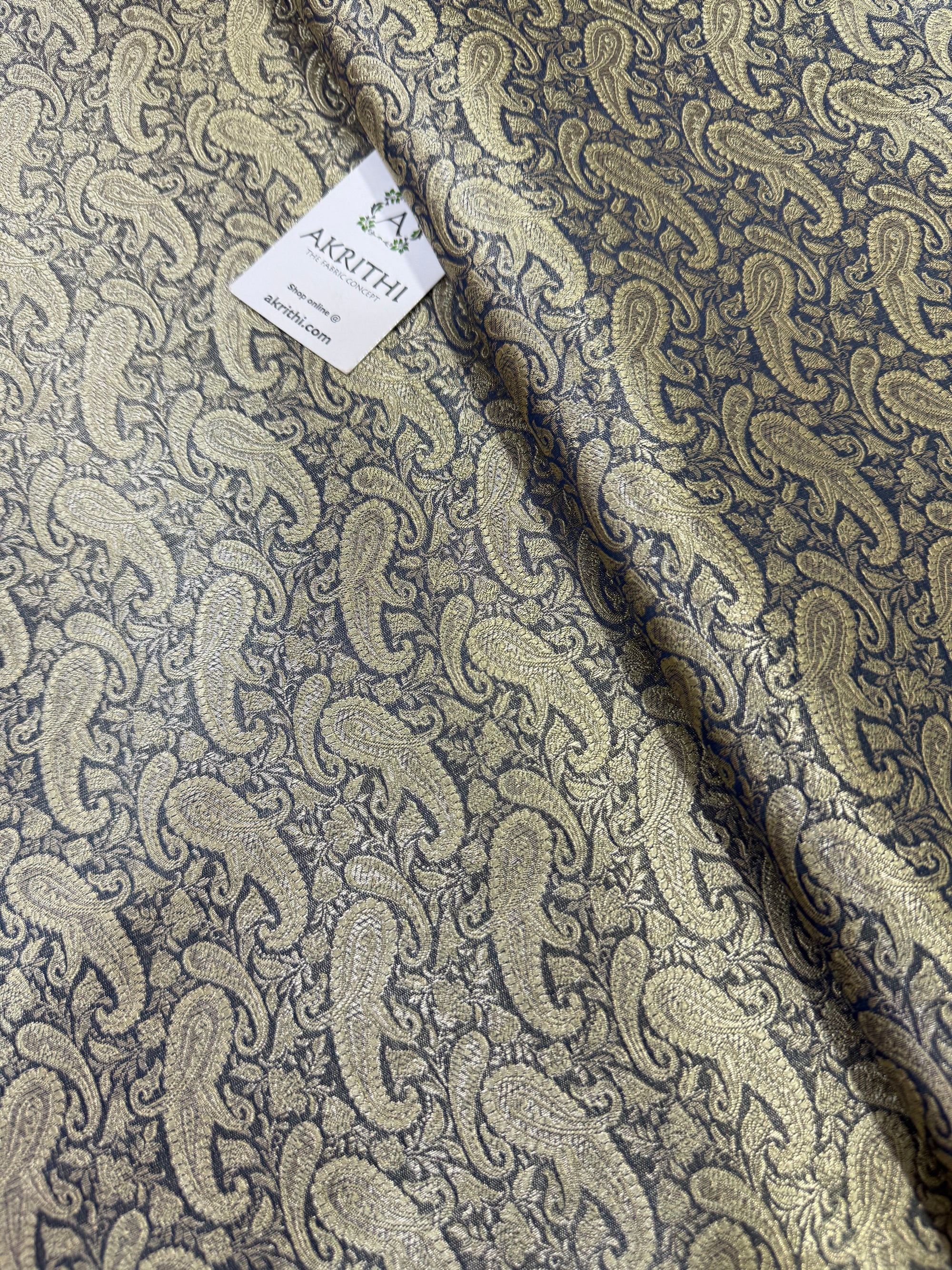 Pure Banarasi brocade fabric