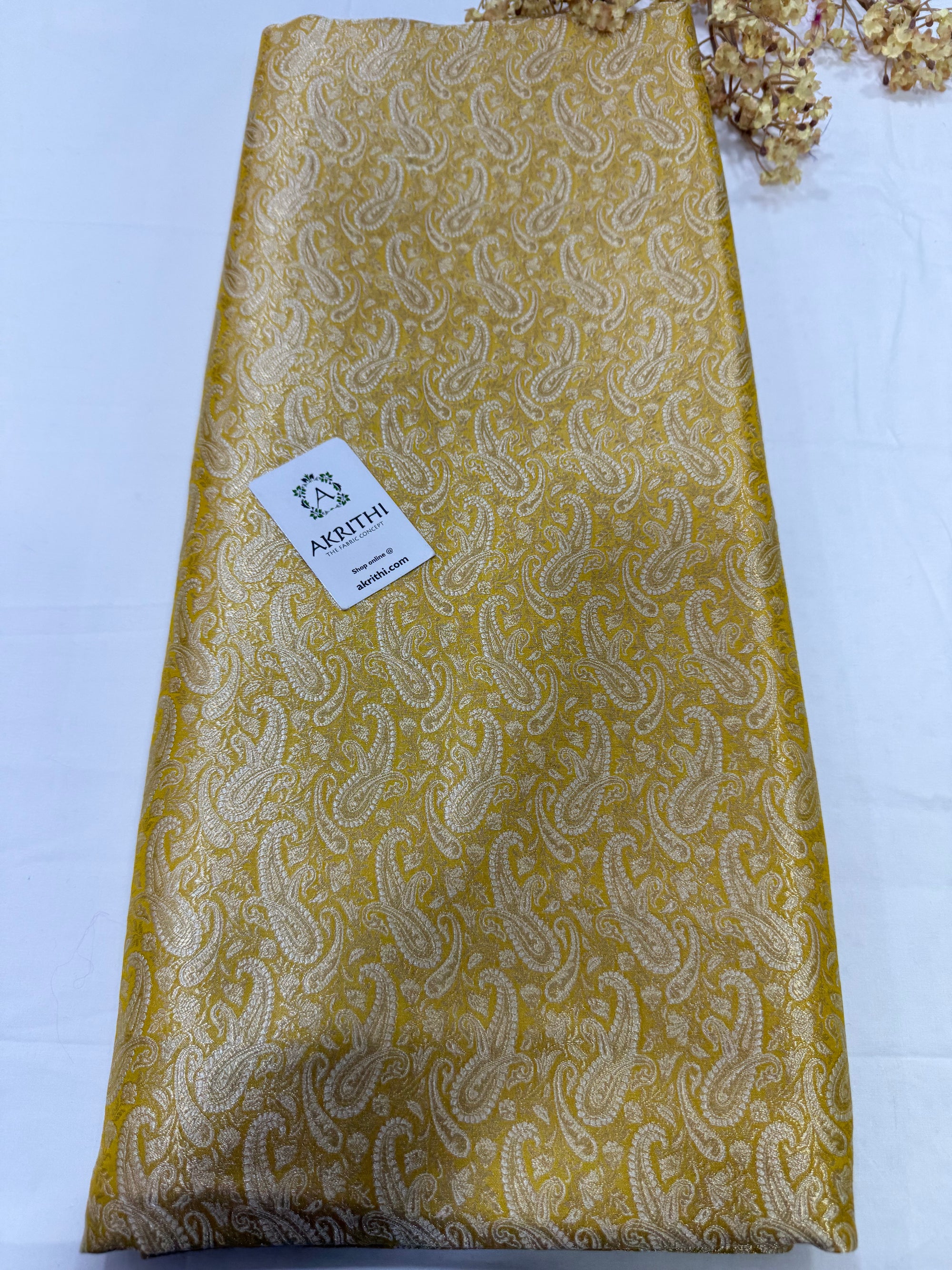 Pure Banarasi brocade fabric