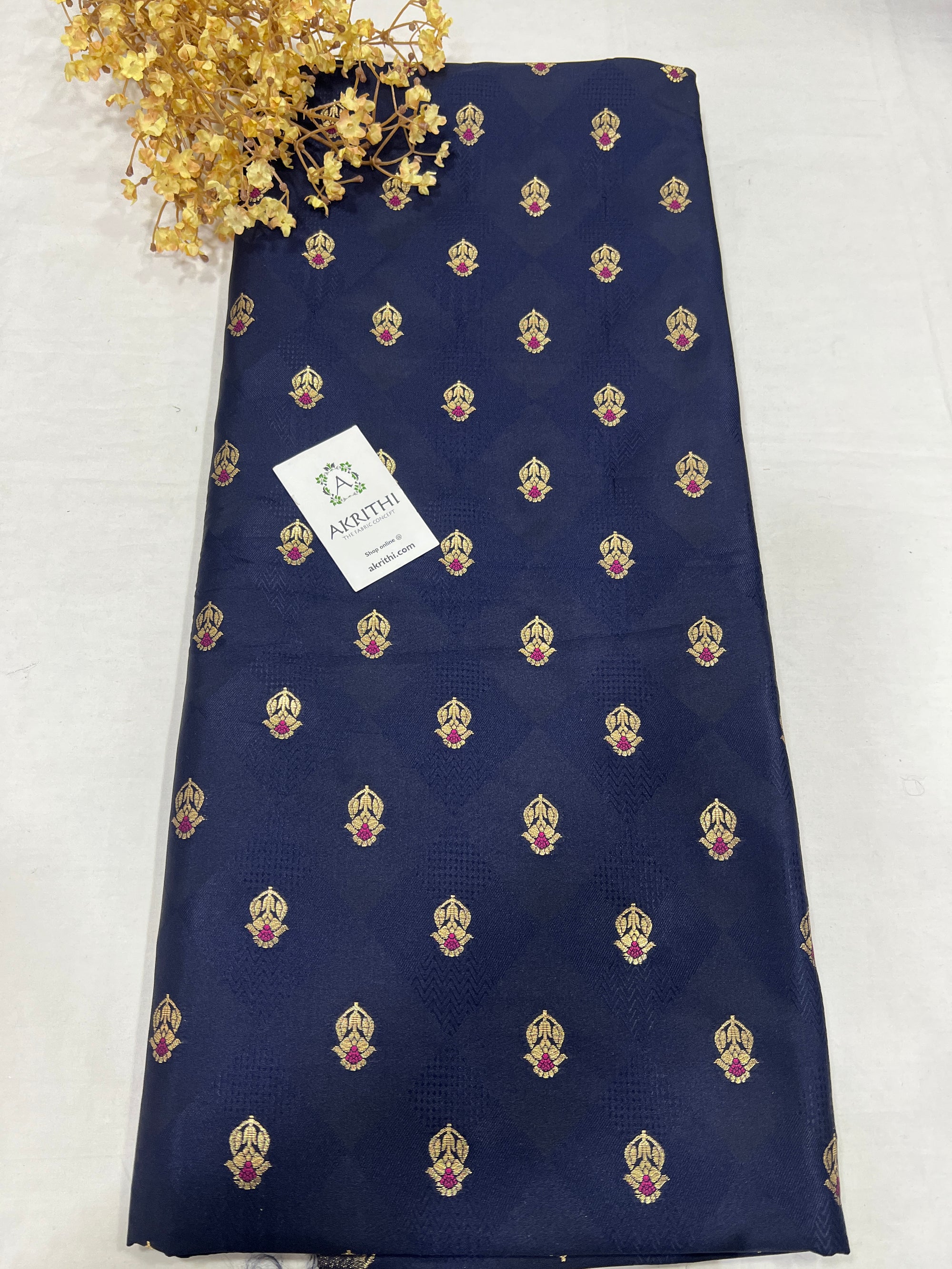 Pure Banarasi brocade fabric