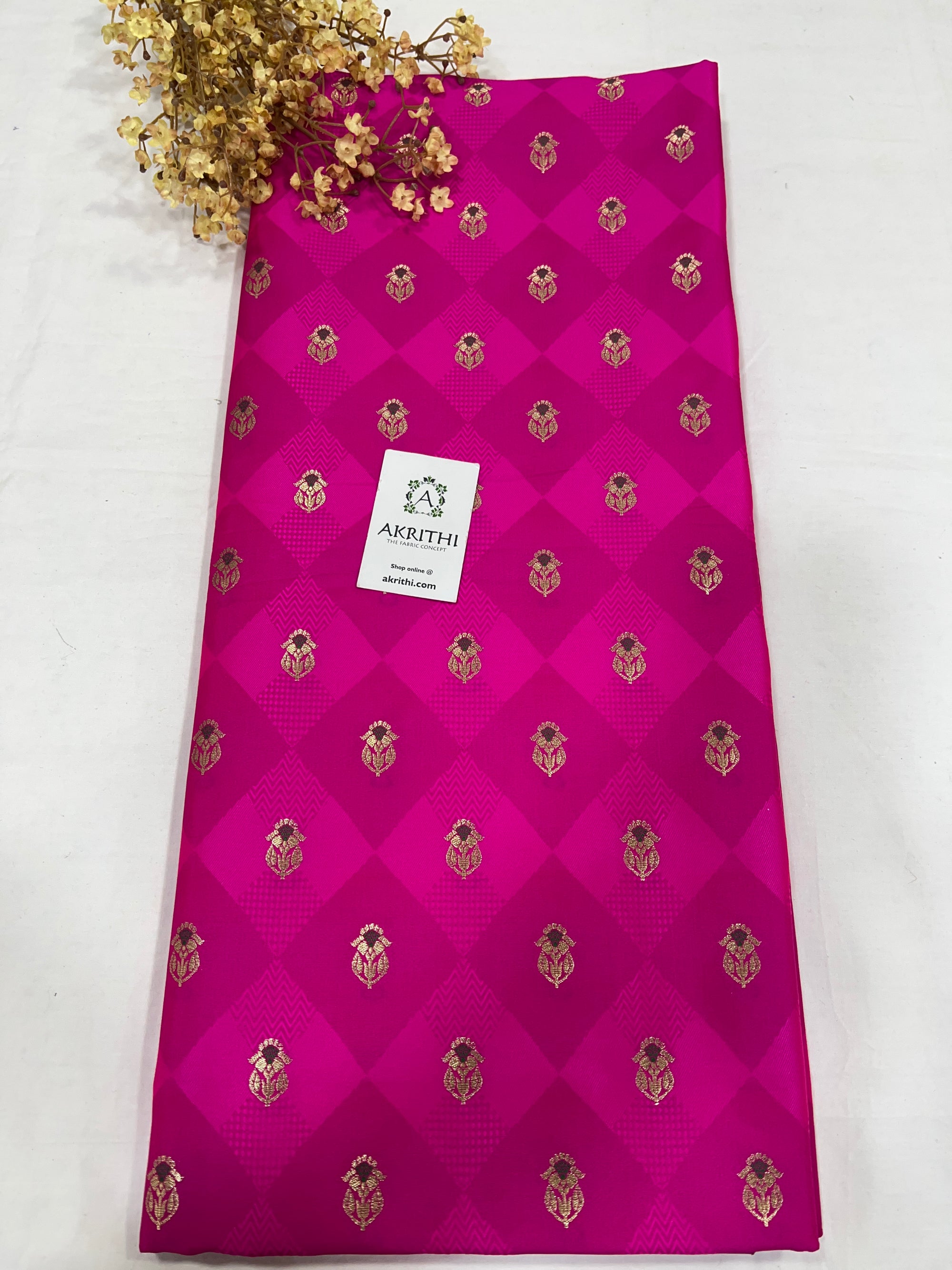 Pure Banarasi brocade fabric 4.3 metres