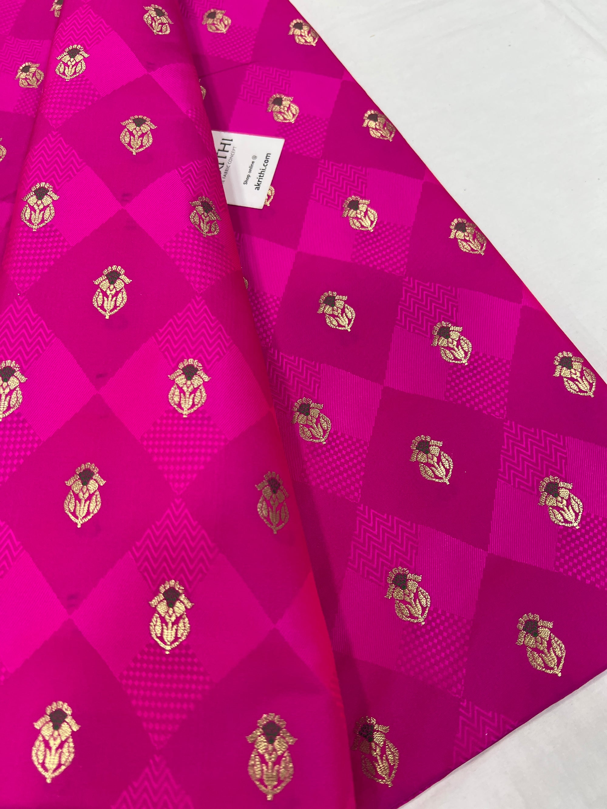 Pure Banarasi brocade fabric 4.3 metres