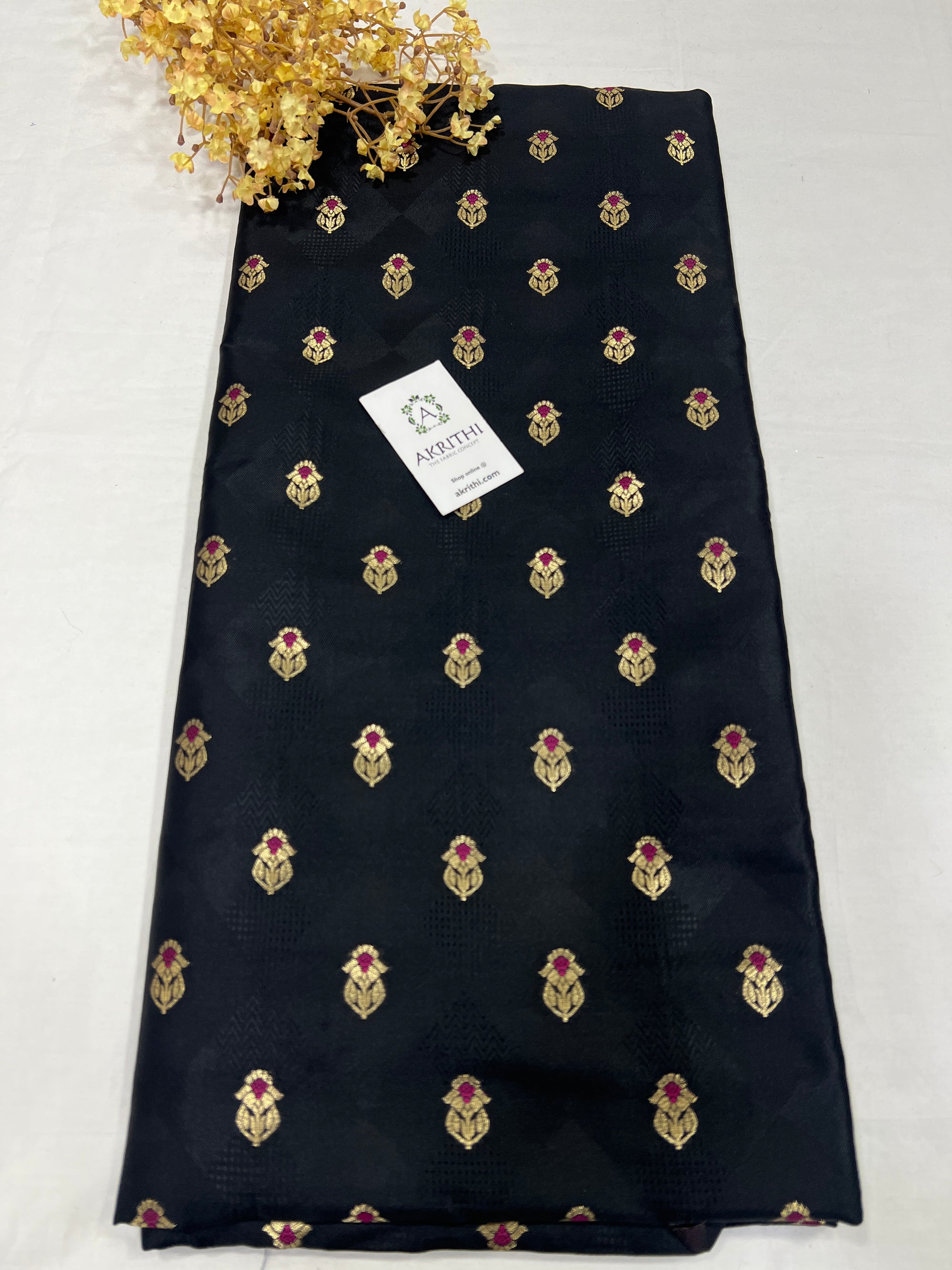 Pure Banarasi brocade fabric