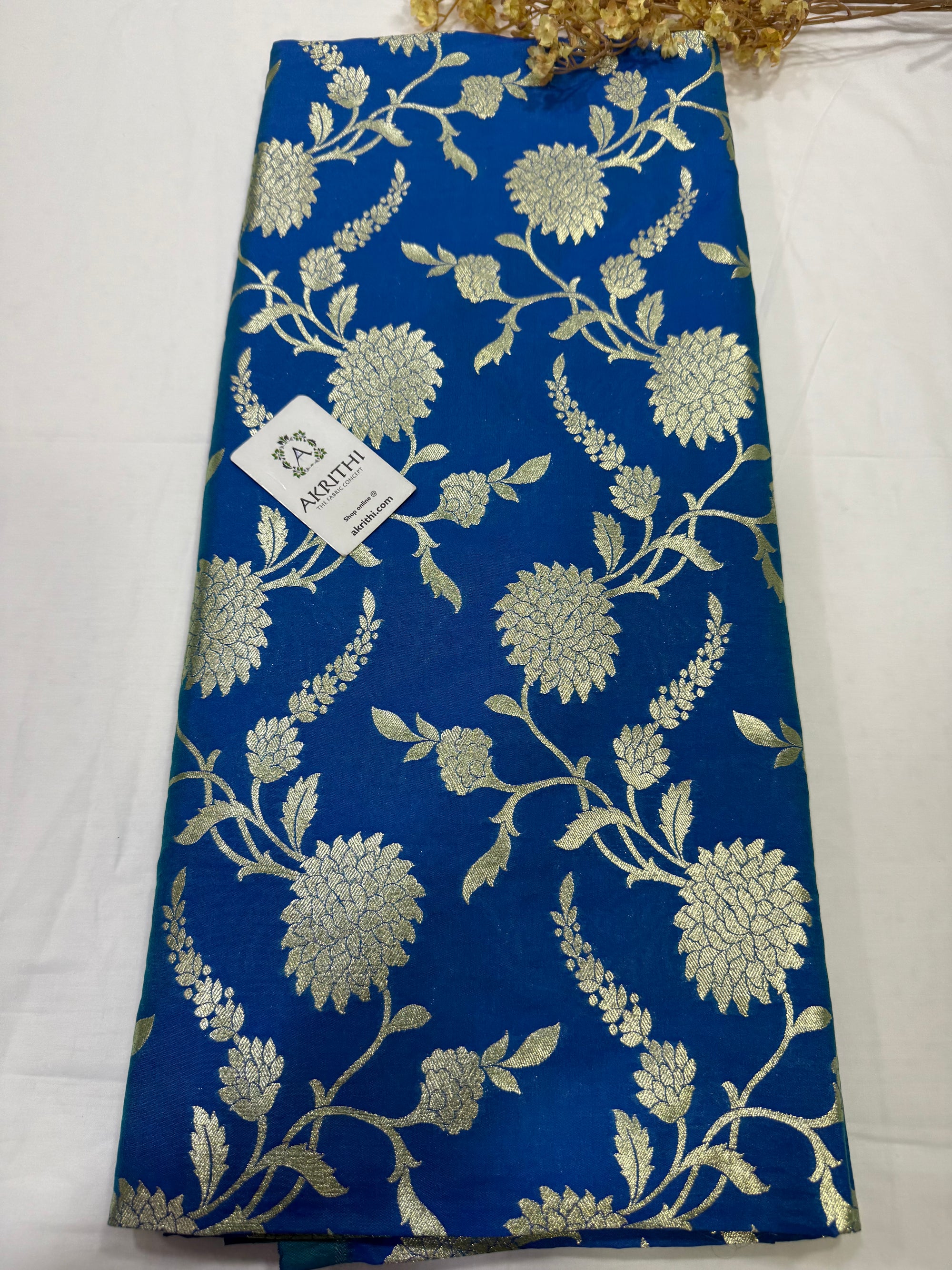 Pure Banarasi brocade fabric