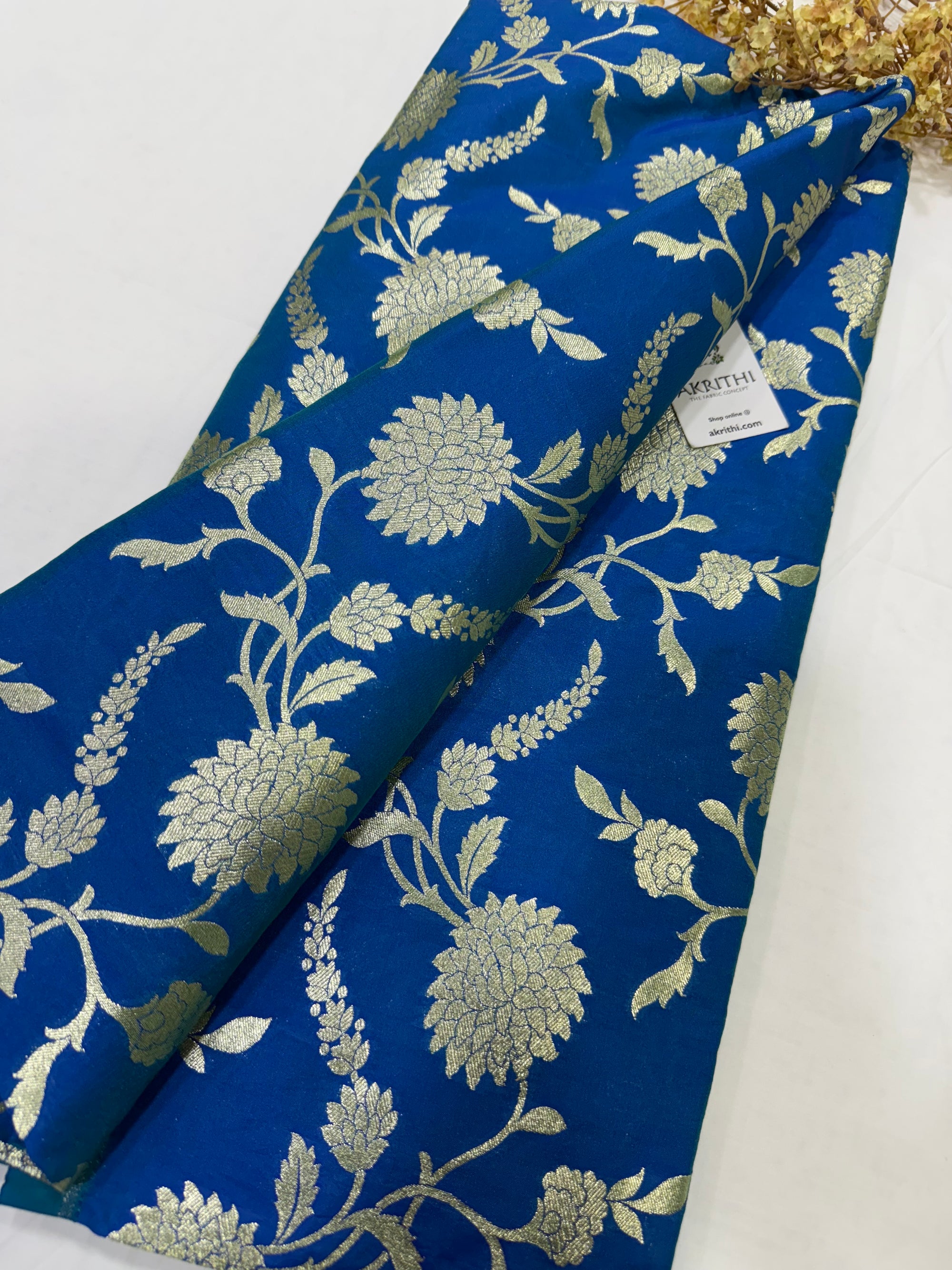 Pure Banarasi brocade fabric