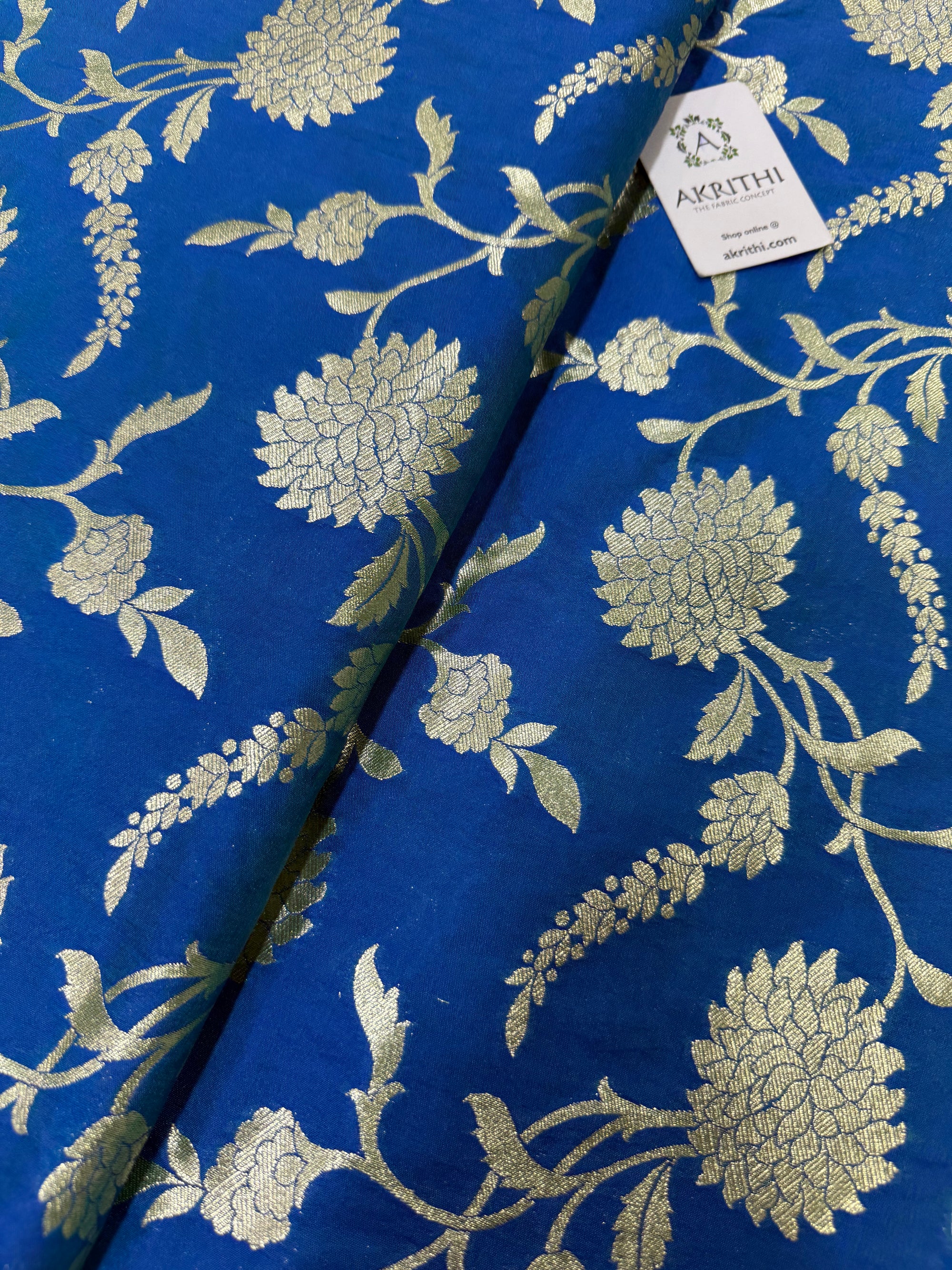 Pure Banarasi brocade fabric
