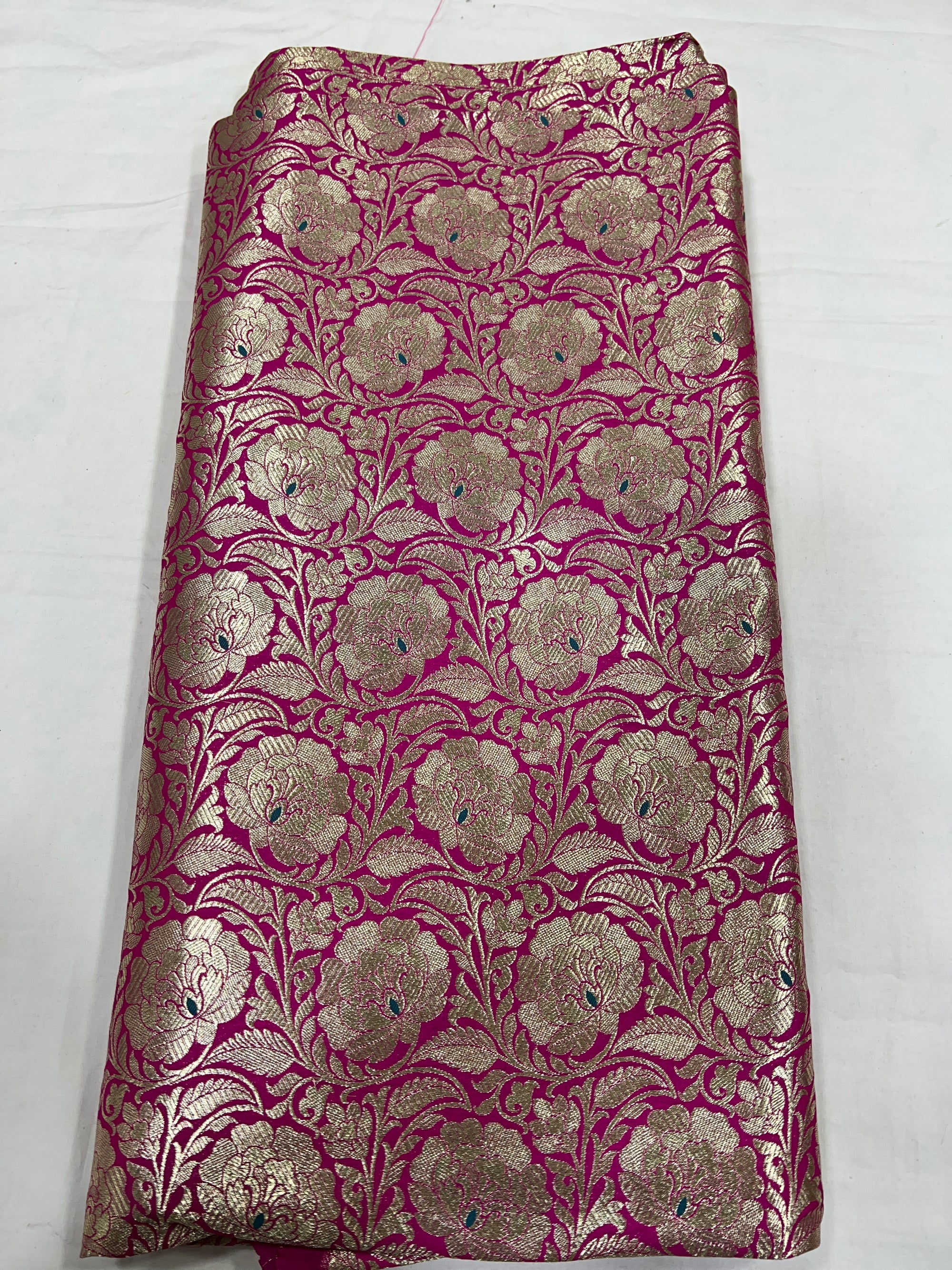 Pure Banarasi brocade fabric