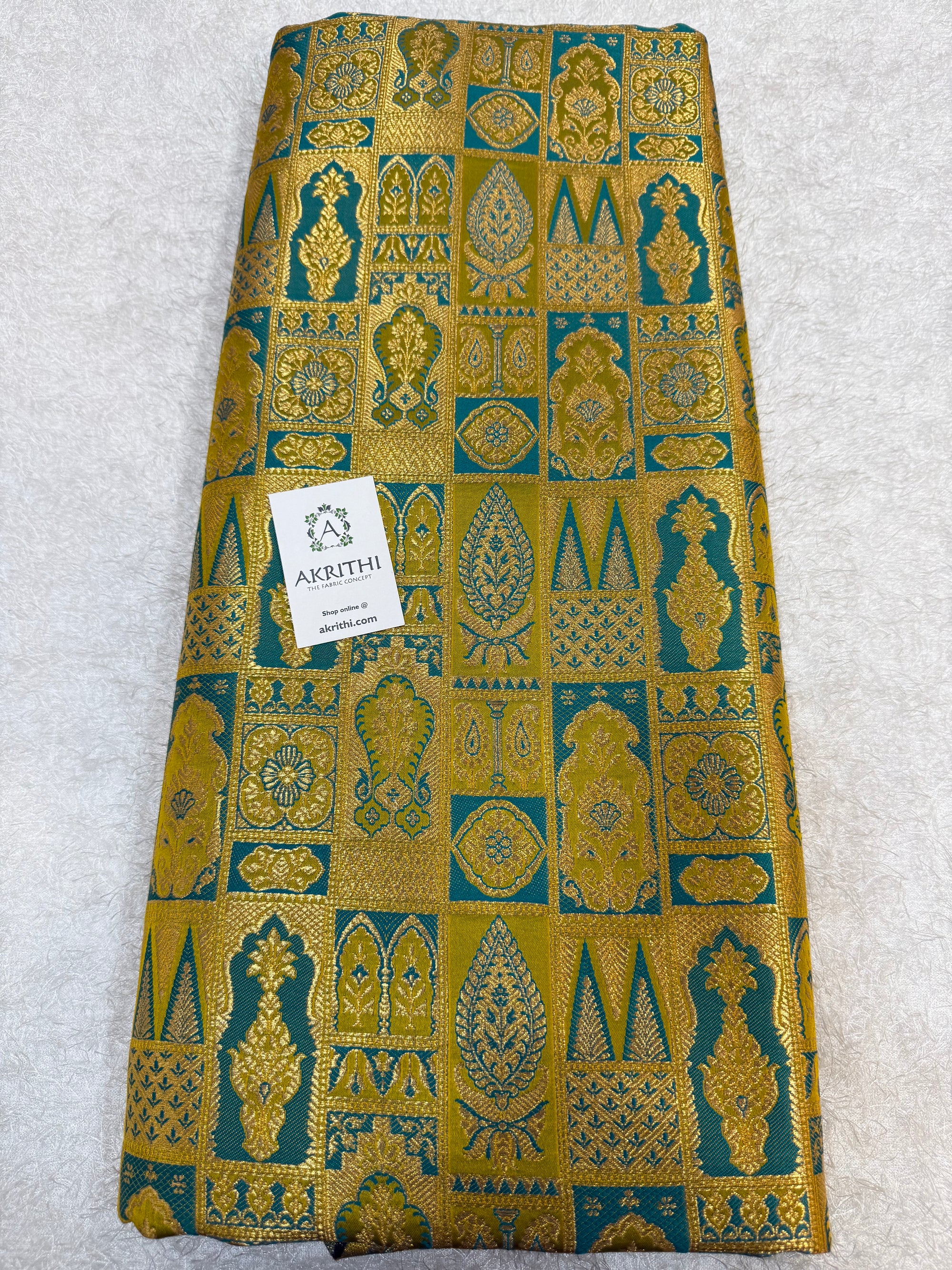 Pure Banarasi brocade fabric