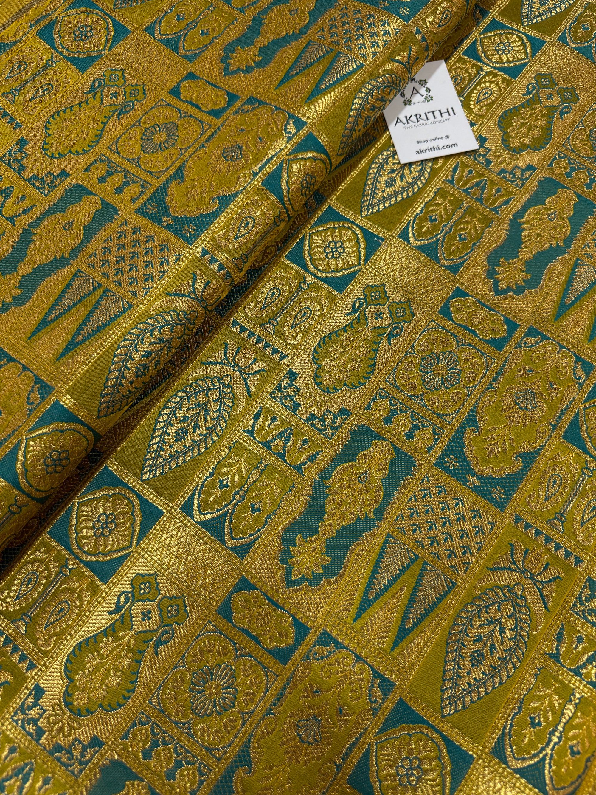 Pure Banarasi brocade fabric