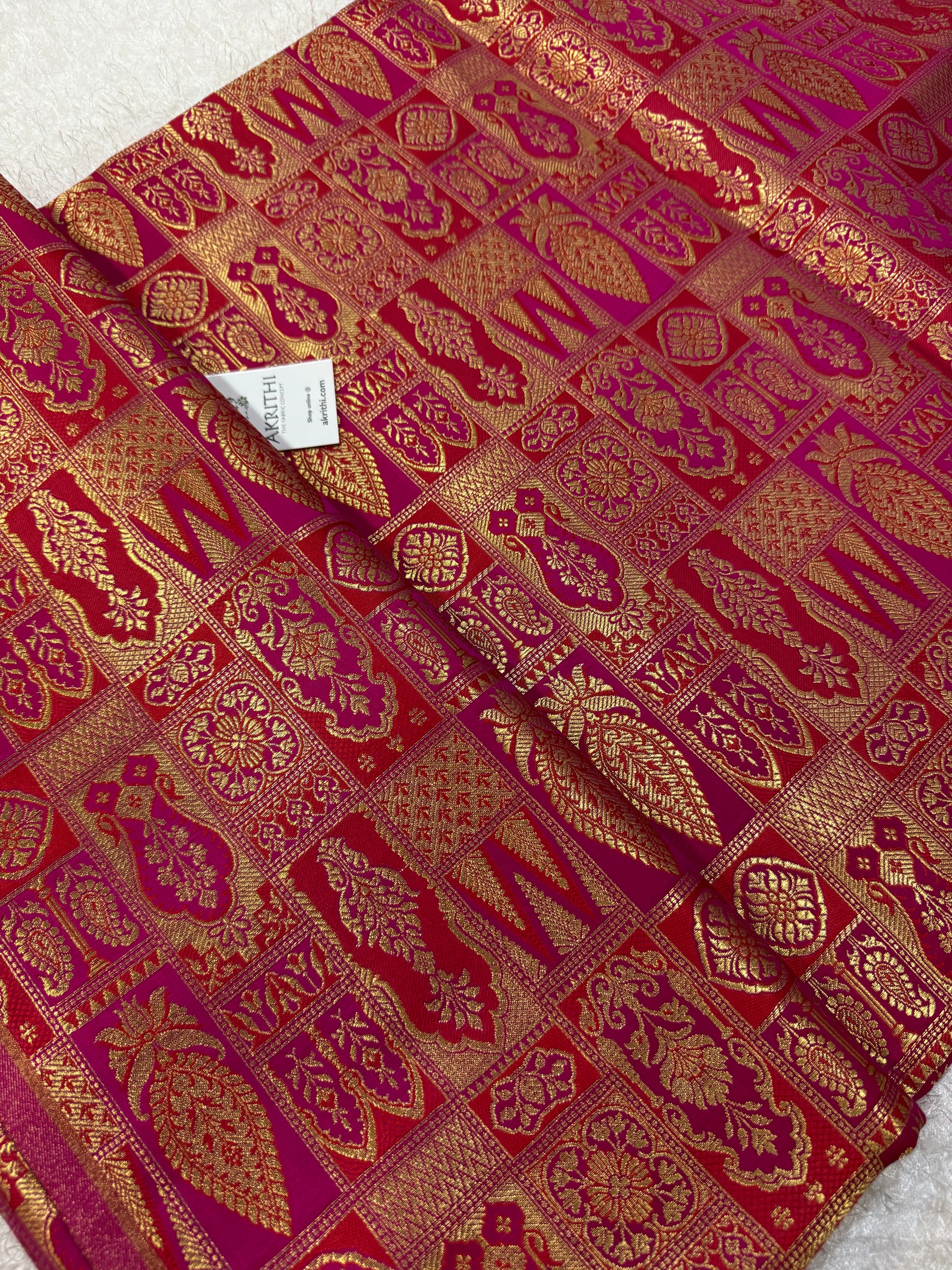 Pure Banarasi brocade fabric