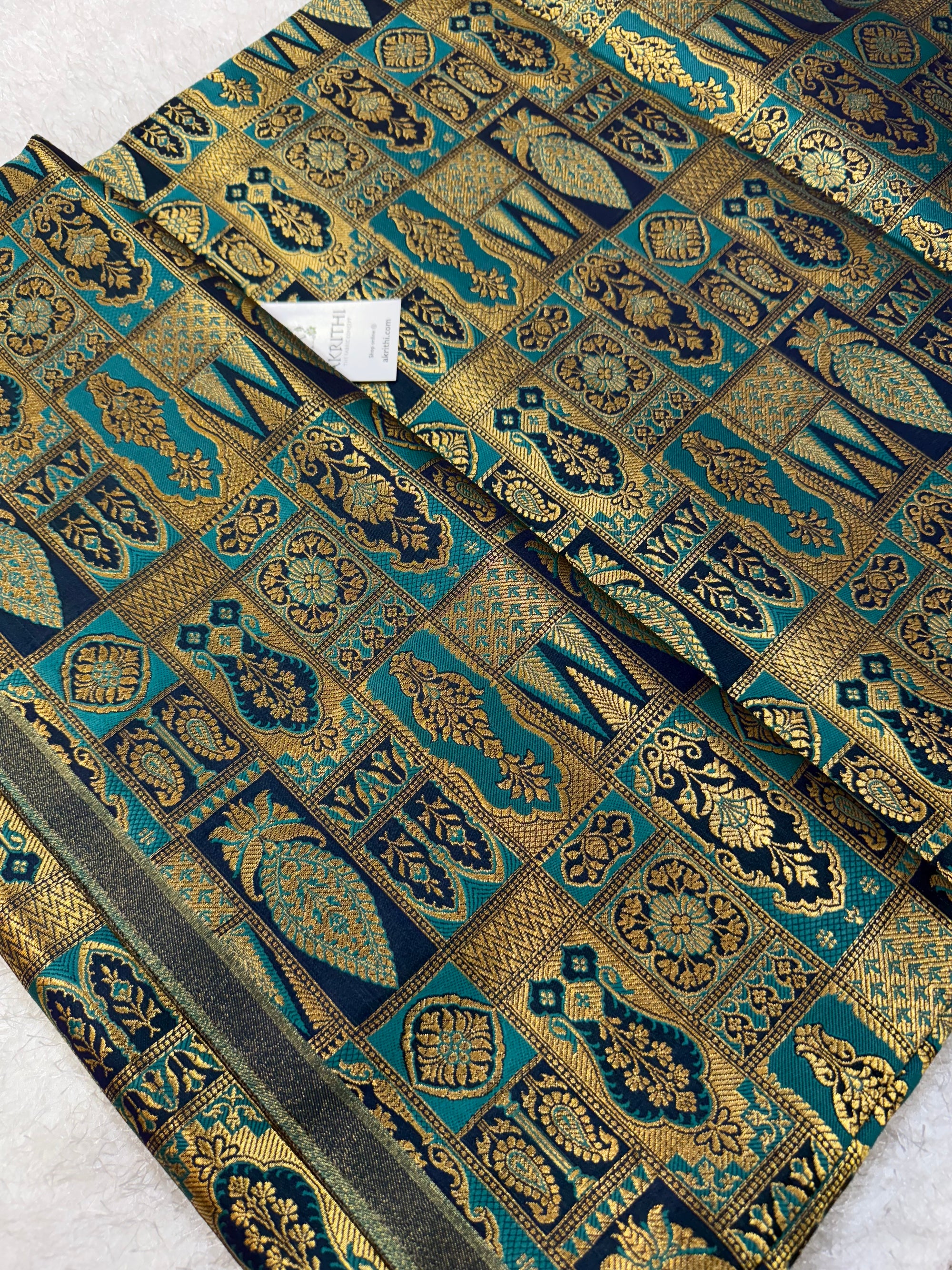 Pure Banarasi brocade fabric