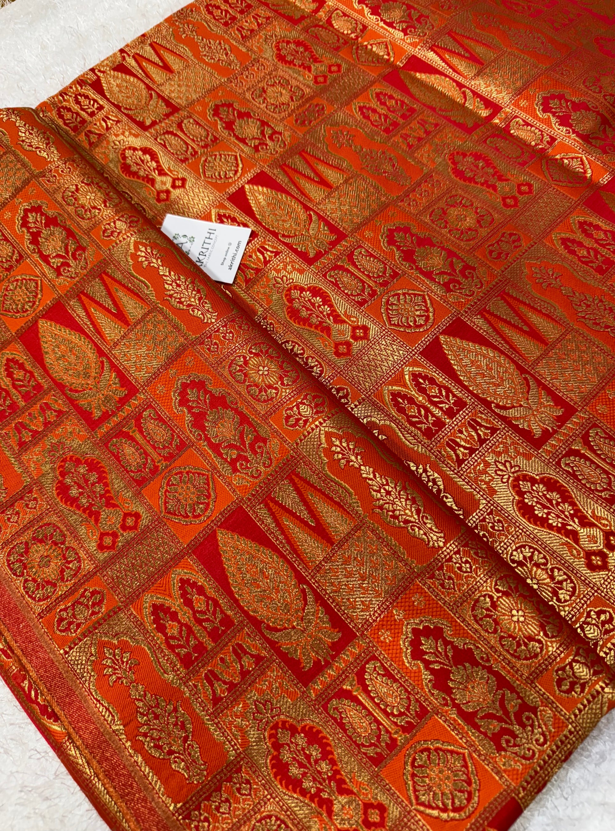Pure Banarasi brocade fabric