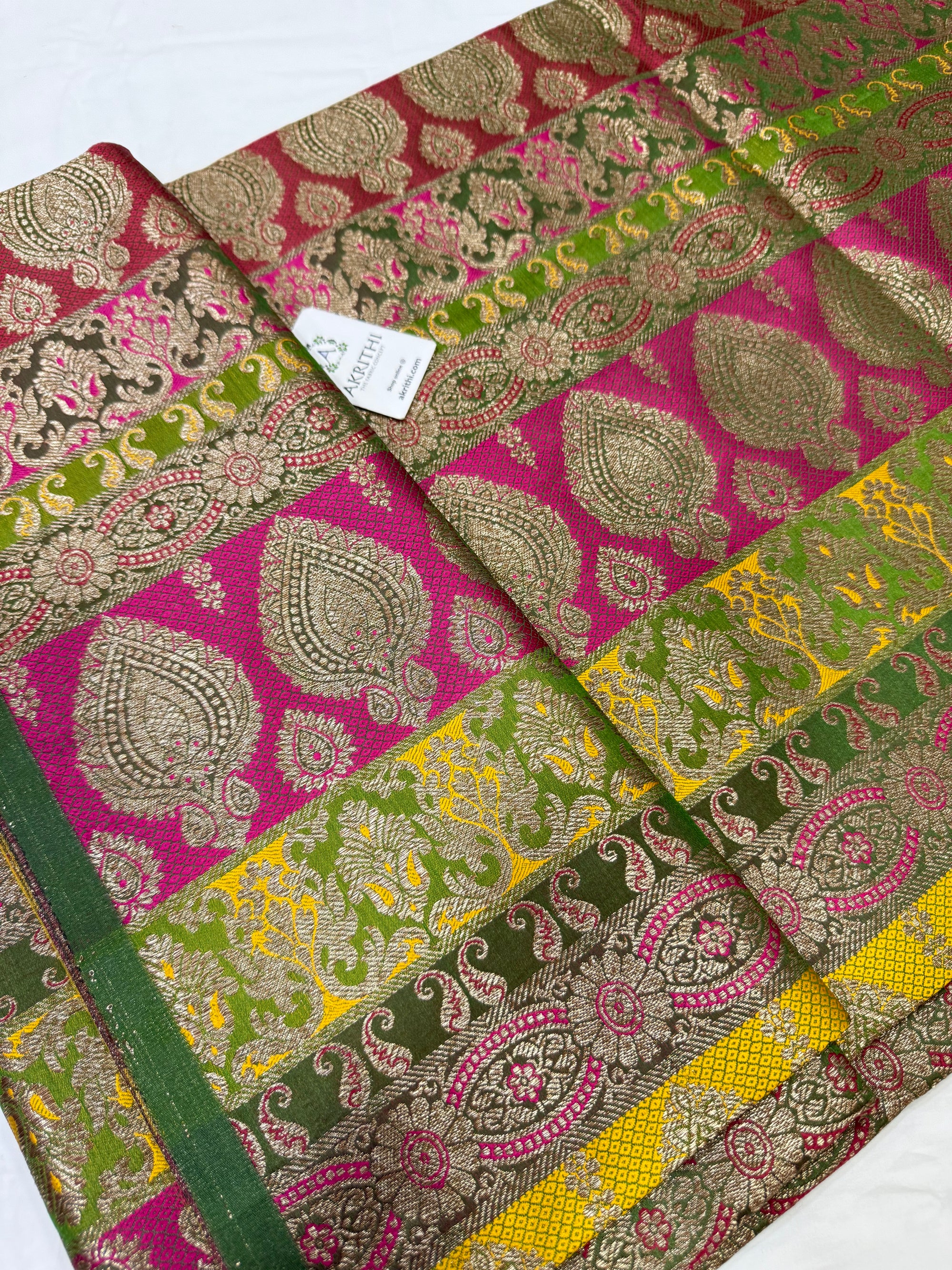 Pure Banarasi brocade fabric