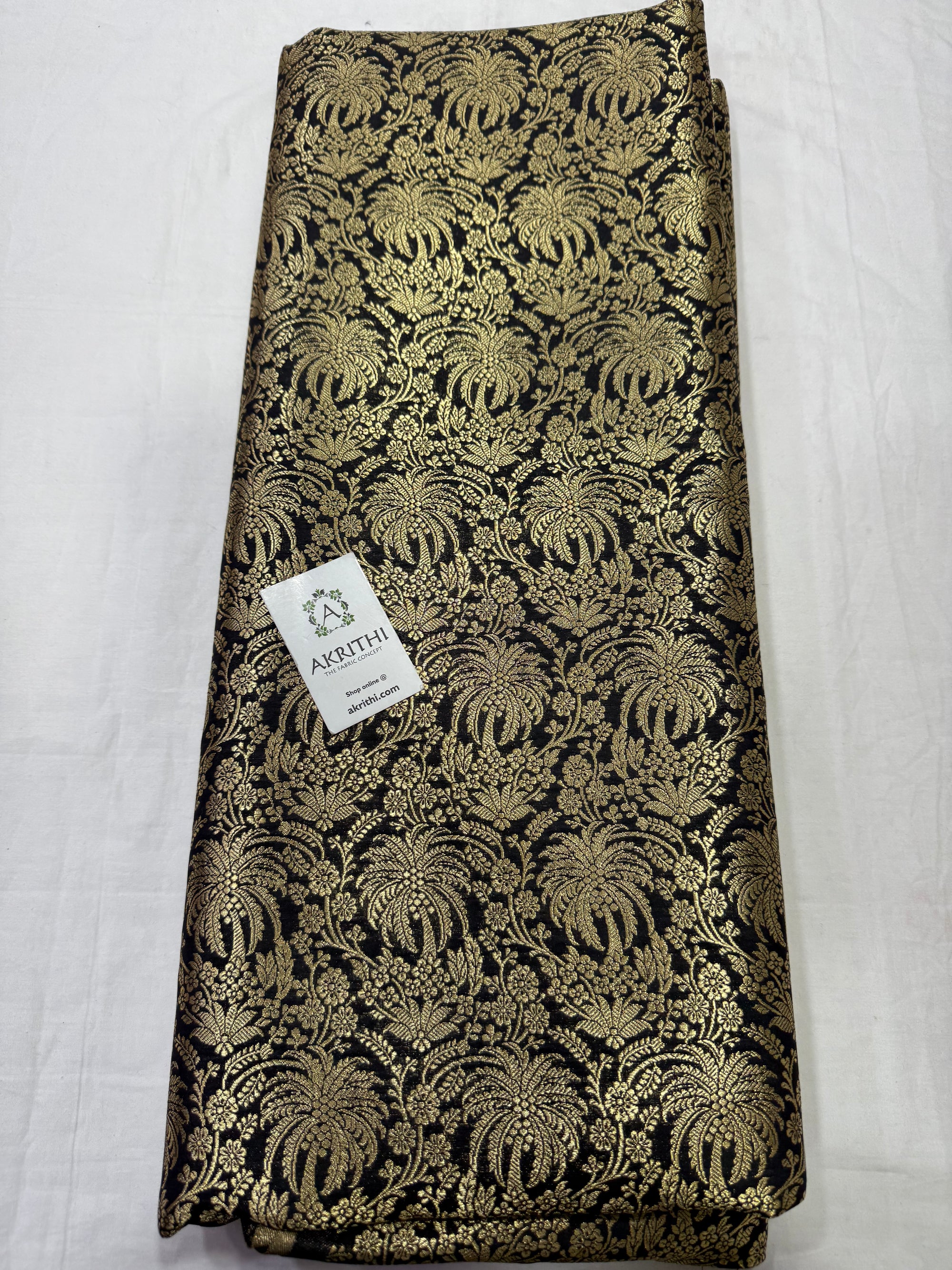Pure Banarasi brocade fabric
