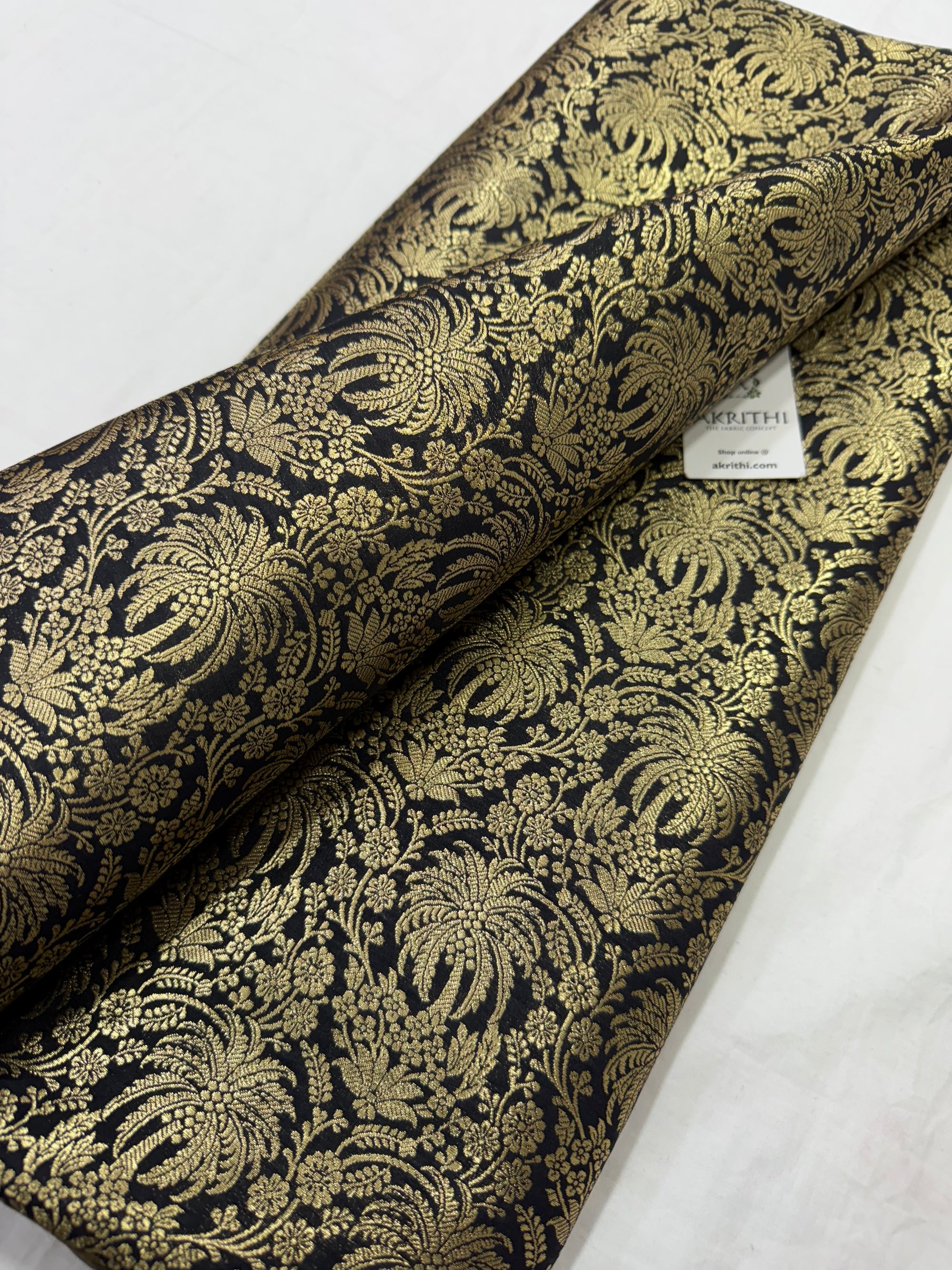 Pure Banarasi brocade fabric
