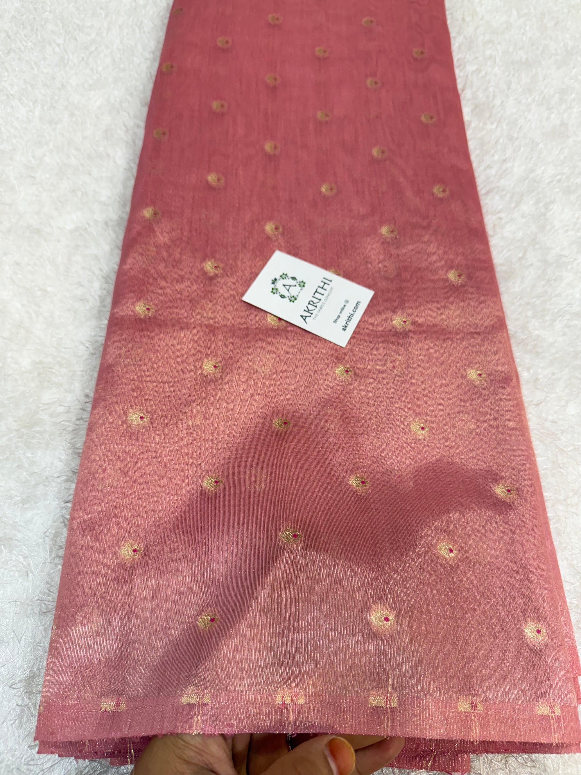 Banarasi pure silk tissue fabric