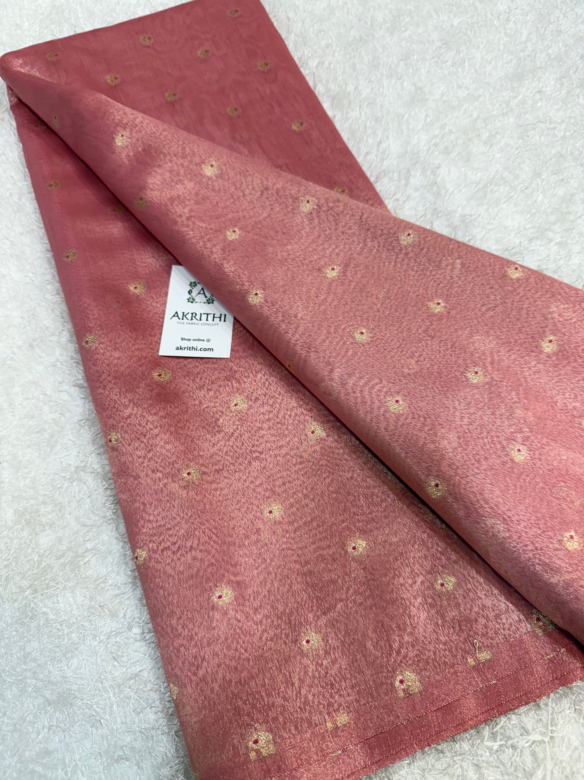 Banarasi pure silk tissue fabric