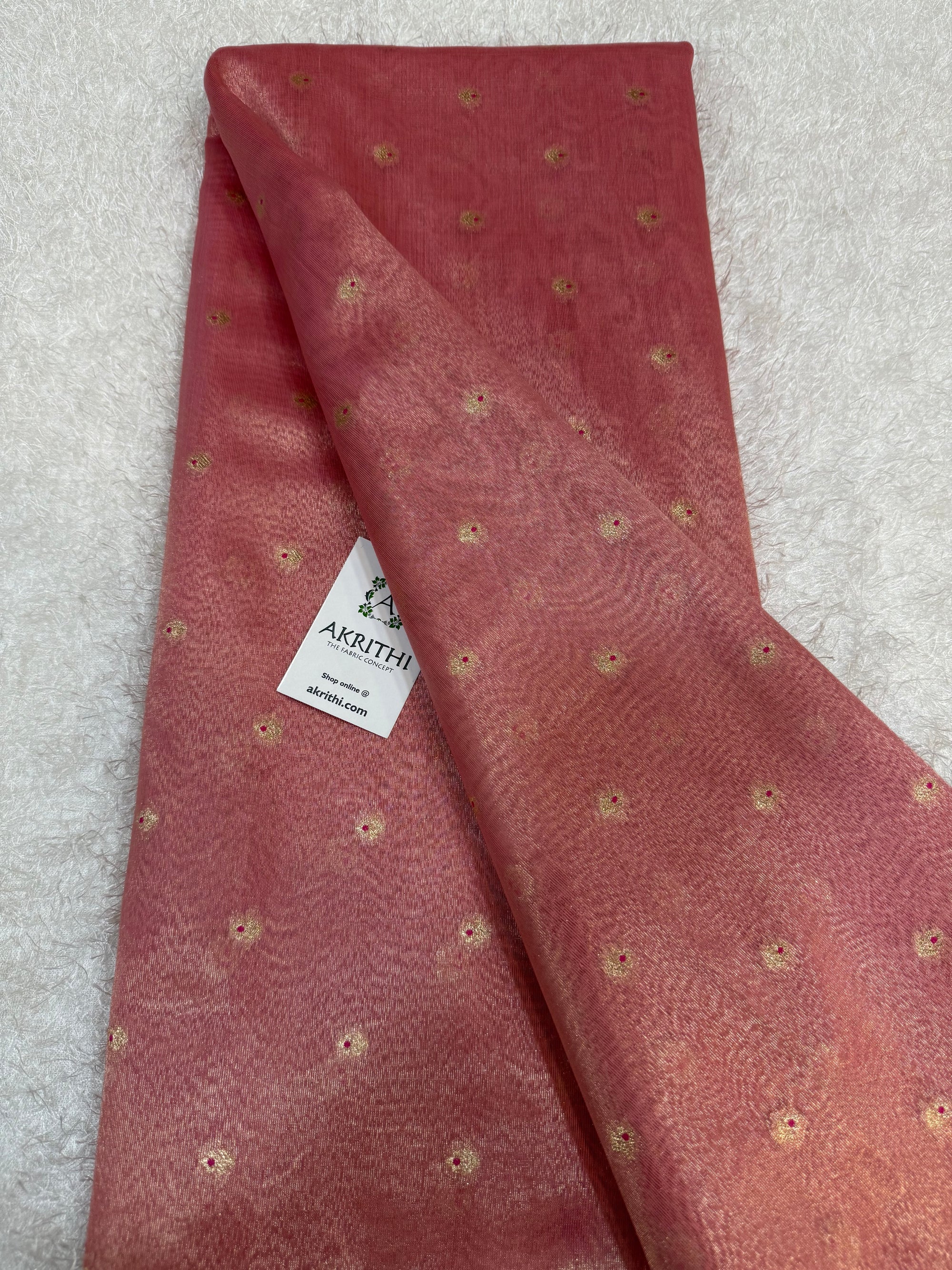 Banarasi pure silk tissue fabric