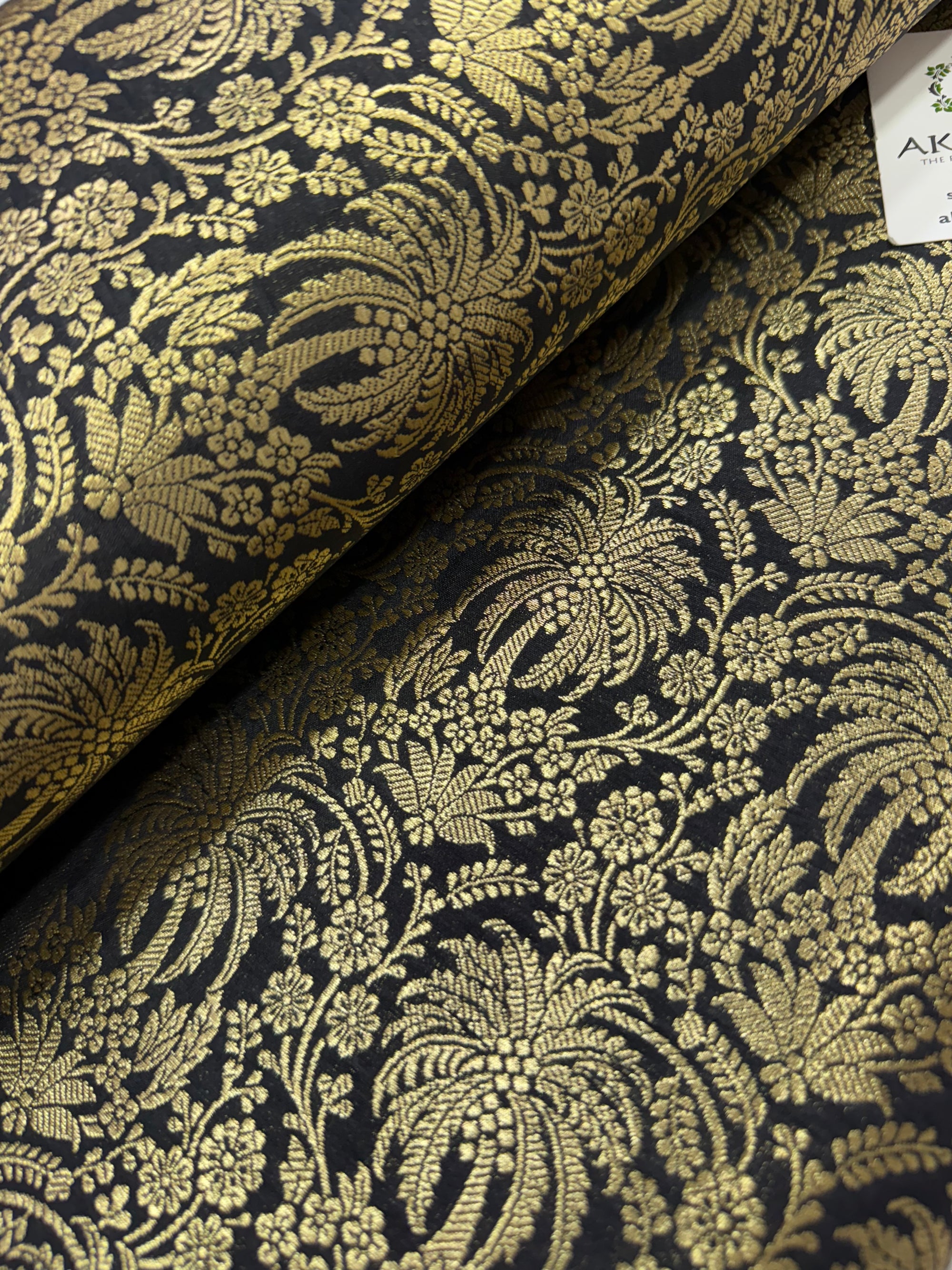 Pure Banarasi brocade fabric