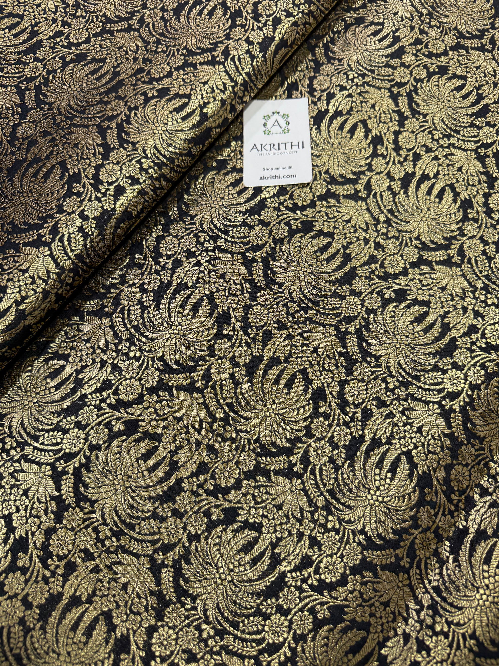 Pure Banarasi brocade fabric