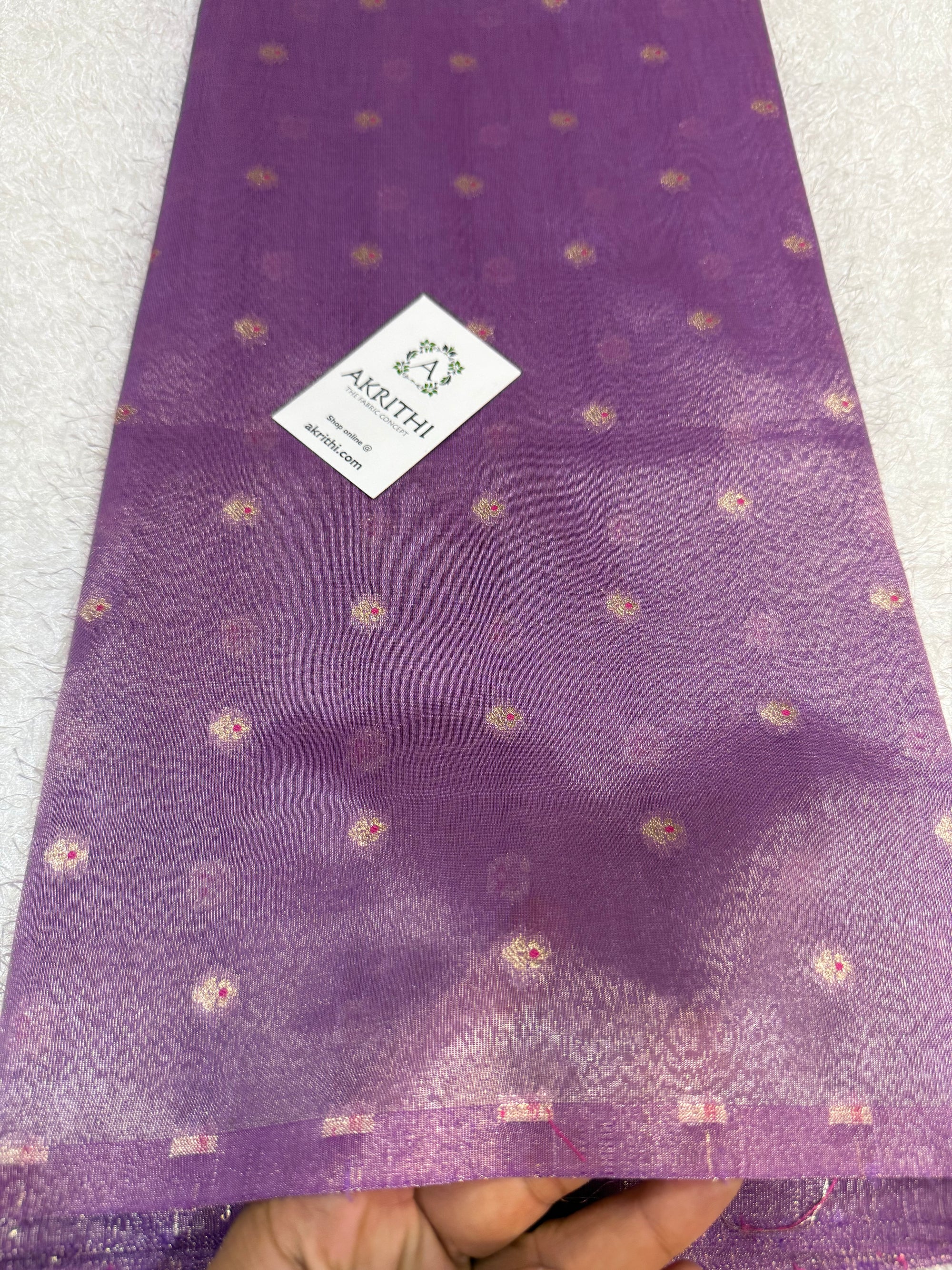 Banarasi pure silk tissue fabric