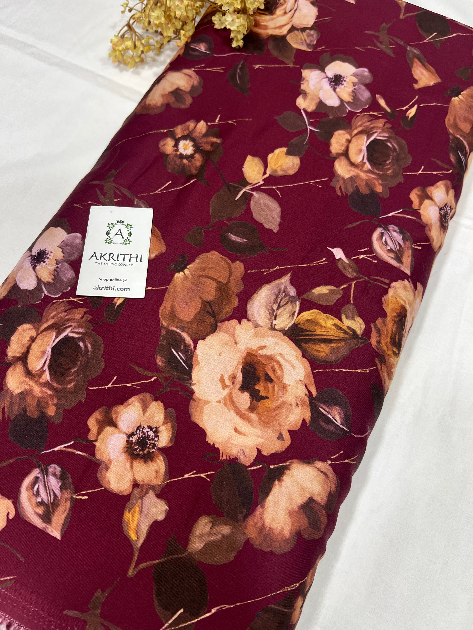 Digital Printed glazed pure cotton fabric