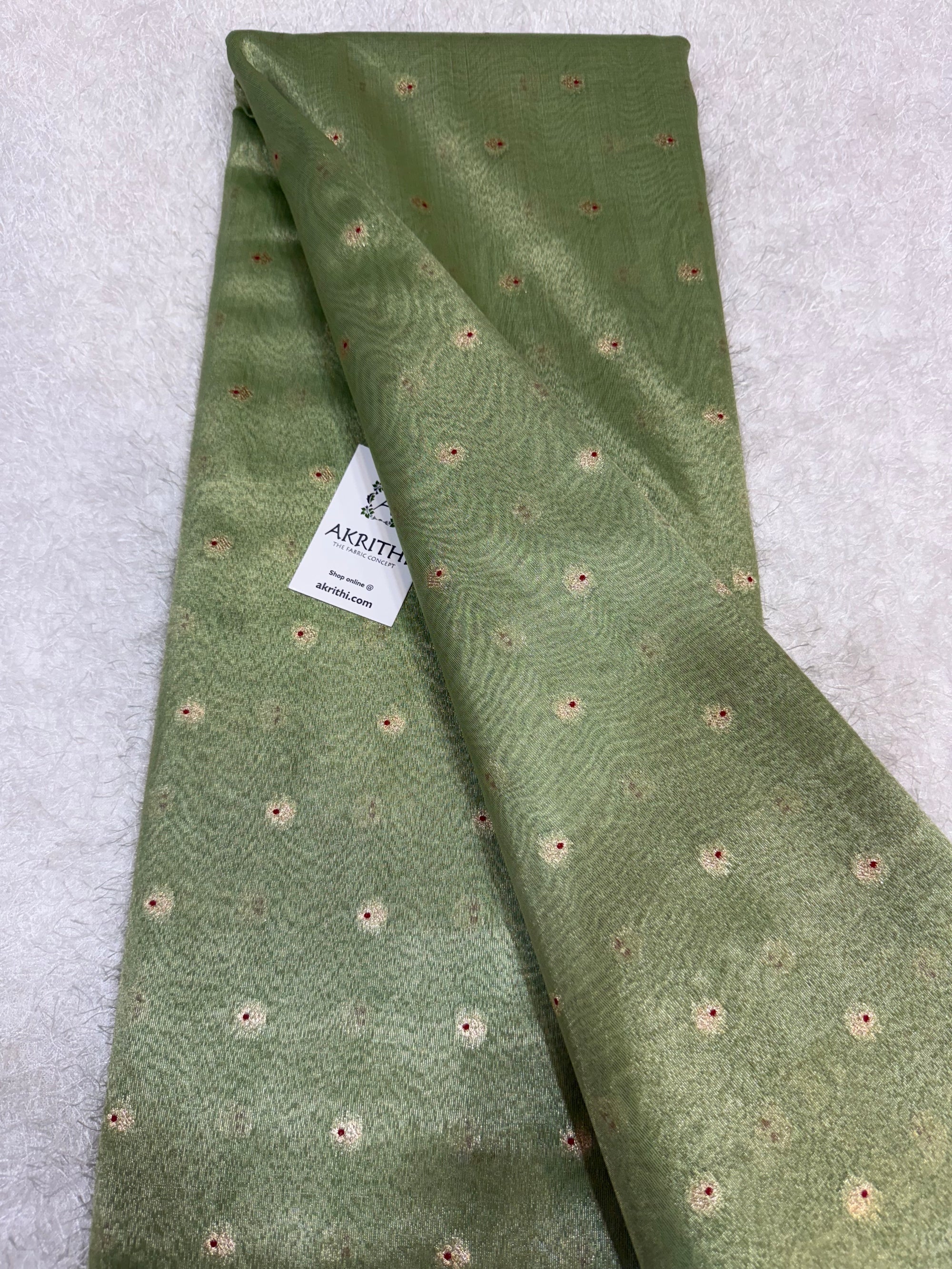 Banarasi pure silk tissue fabric