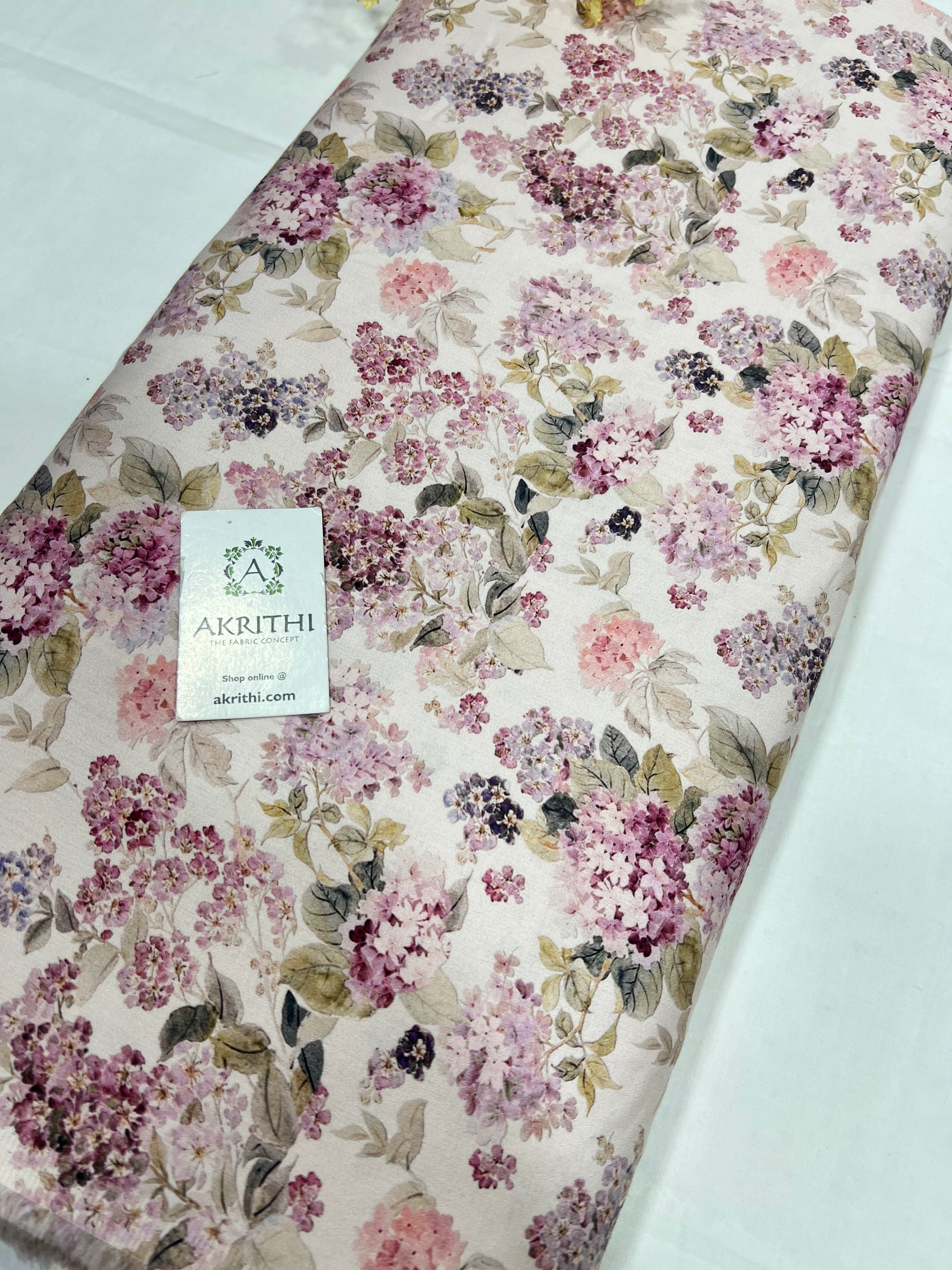 Digital Printed glazed pure cotton fabric 80 CM CUT