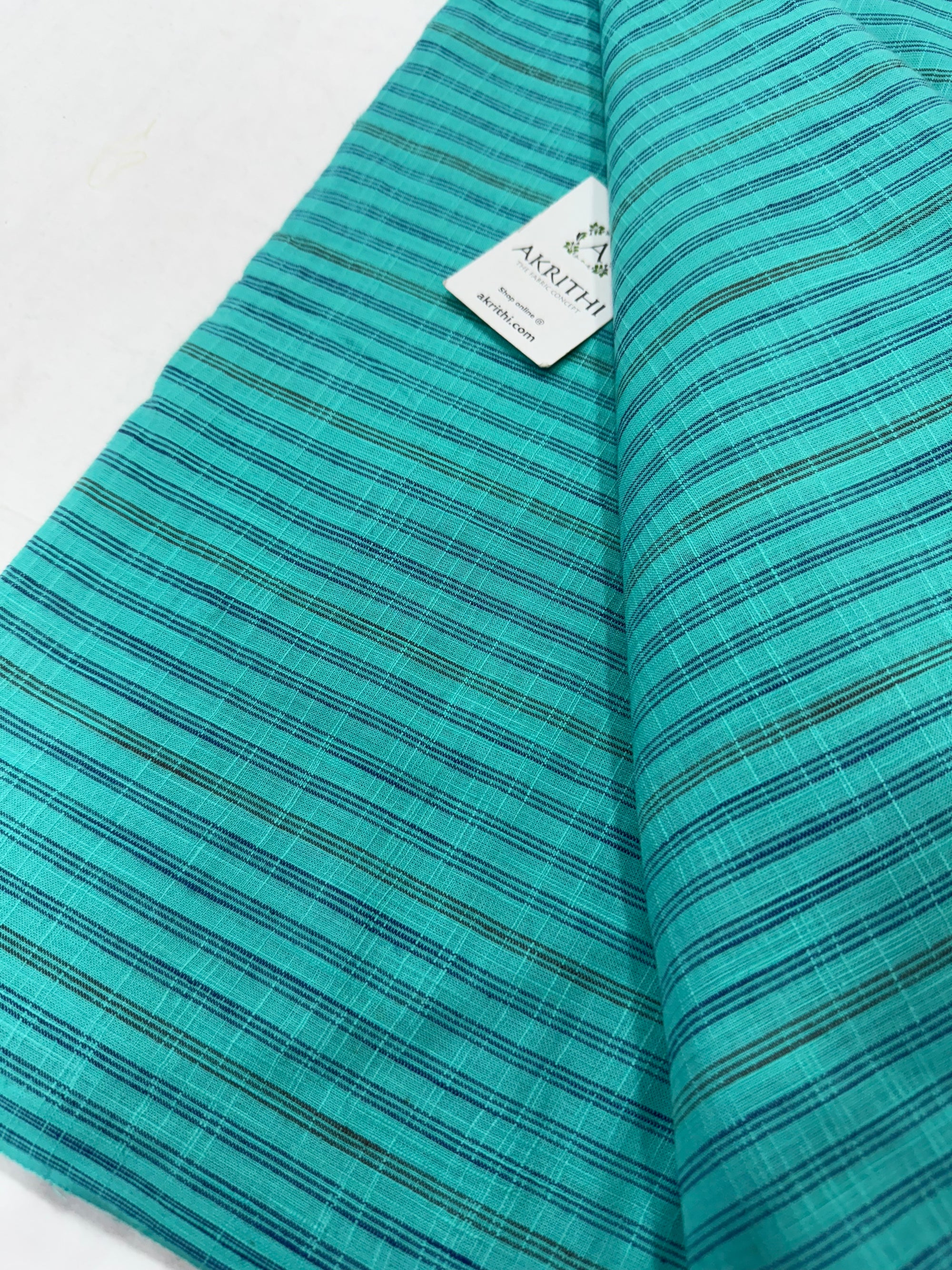 Handloom Woven pure cotton fabric