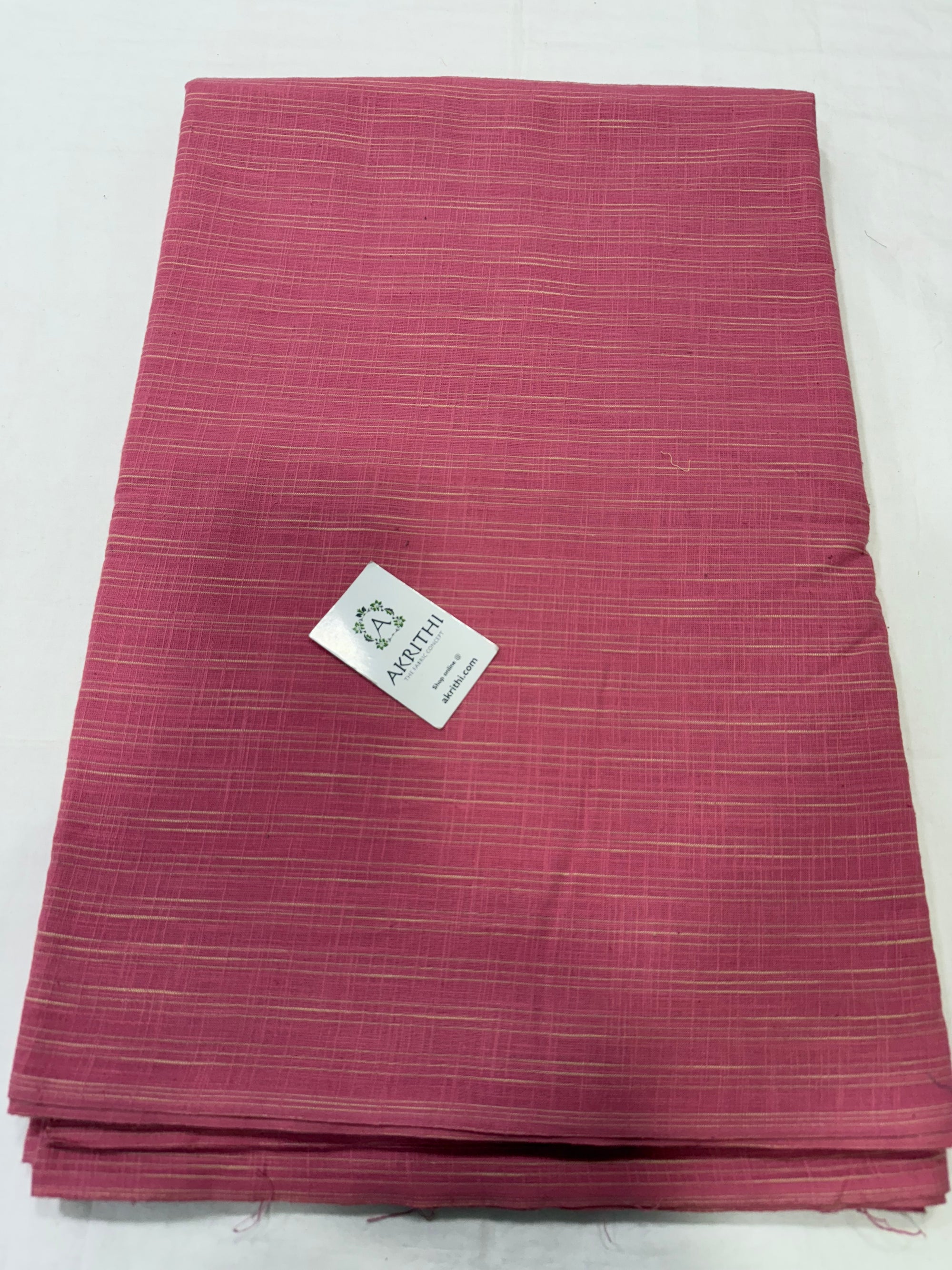 Handloom Woven pure cotton fabric