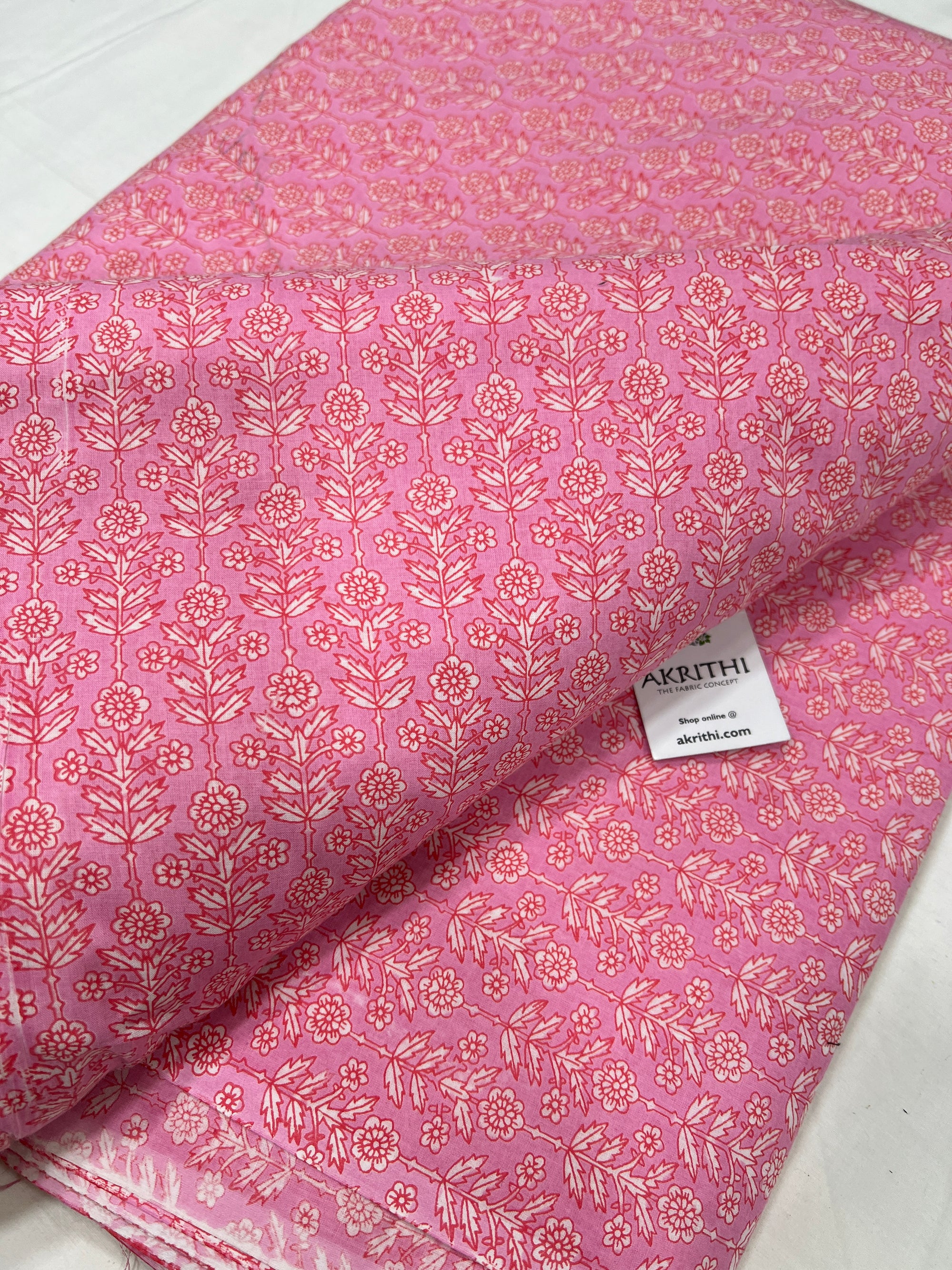 Printed pure cotton fabric