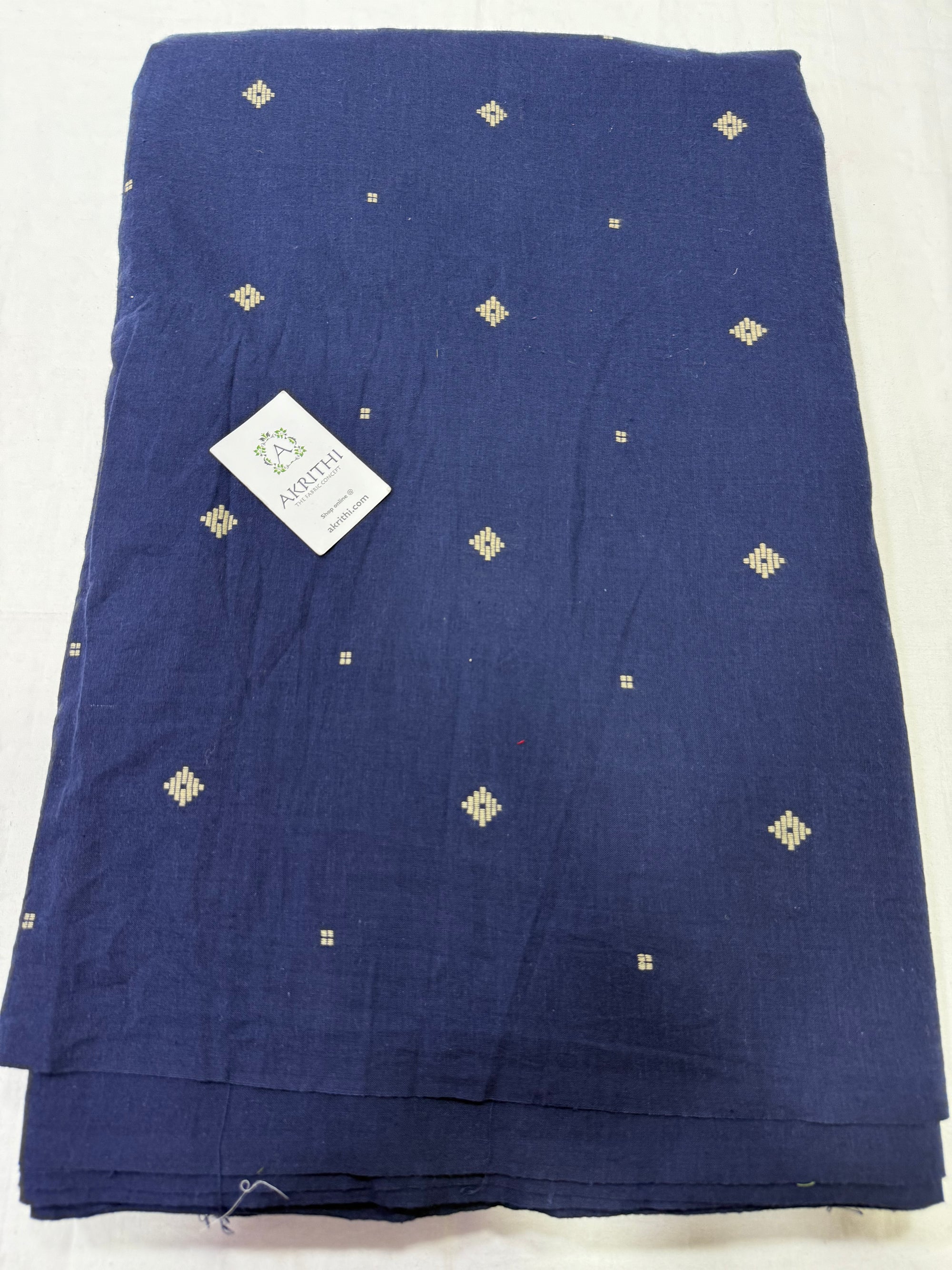 Handloom Woven pure cotton fabric