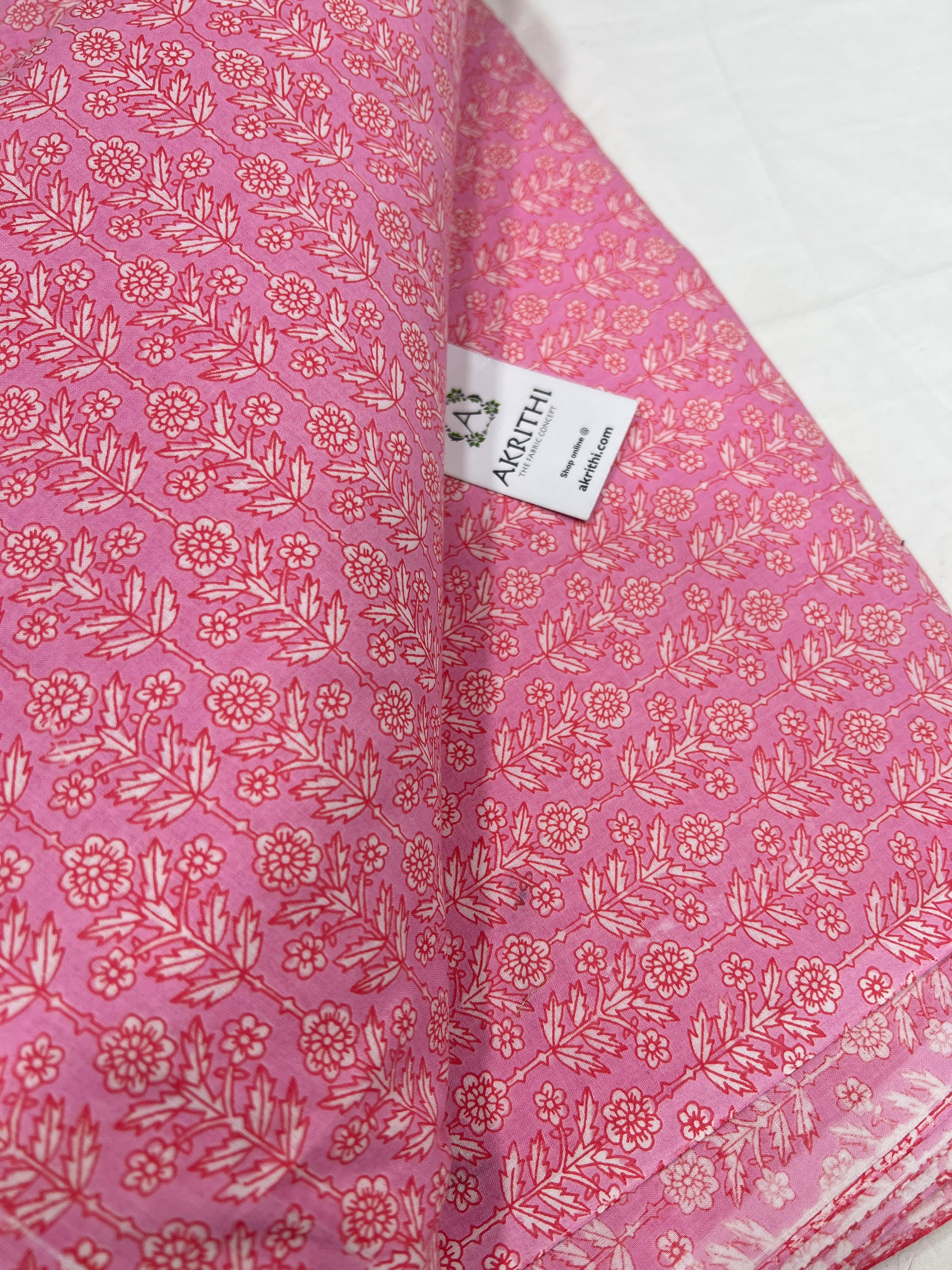 Printed pure cotton fabric