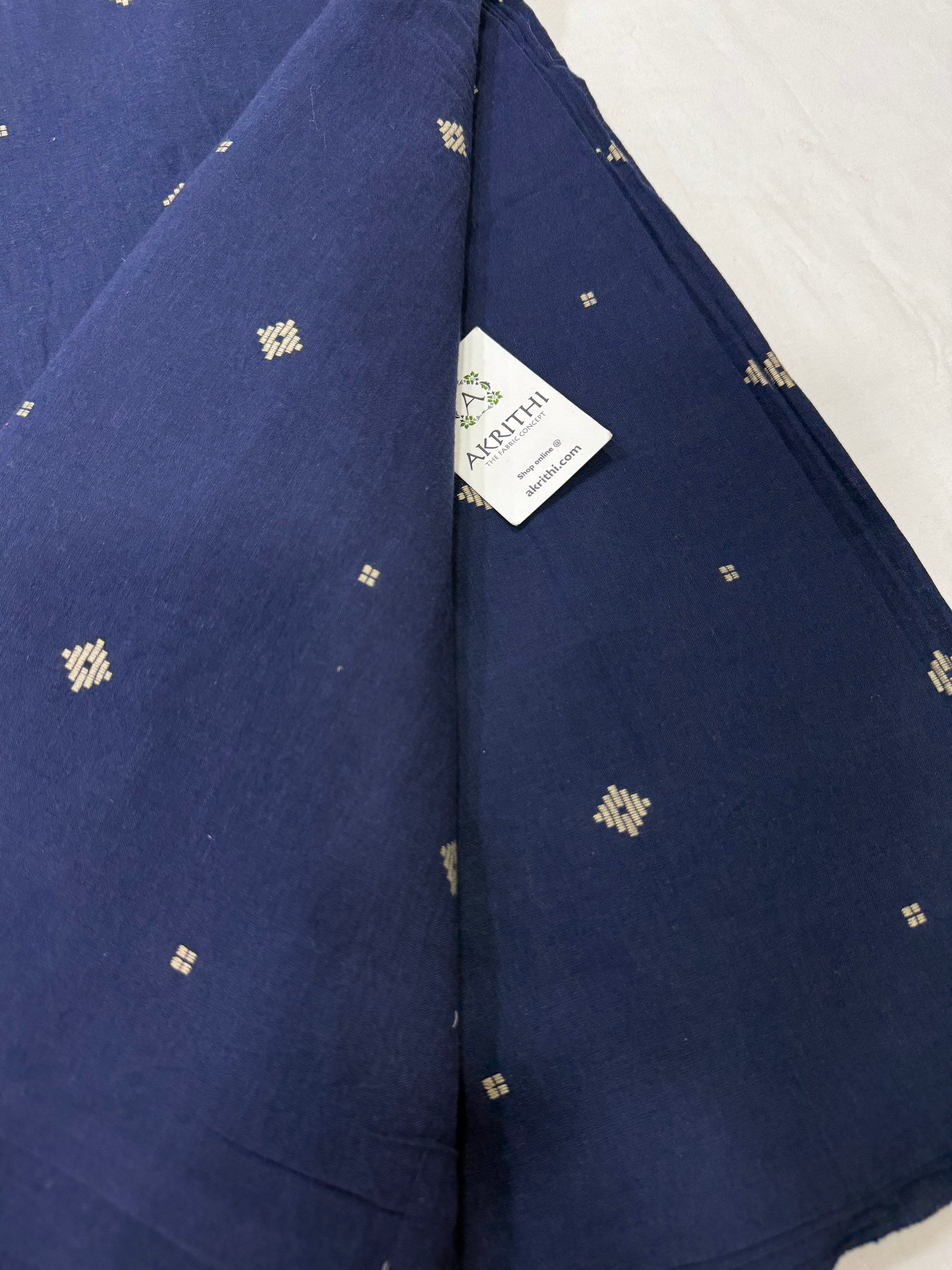 Handloom Woven pure cotton fabric