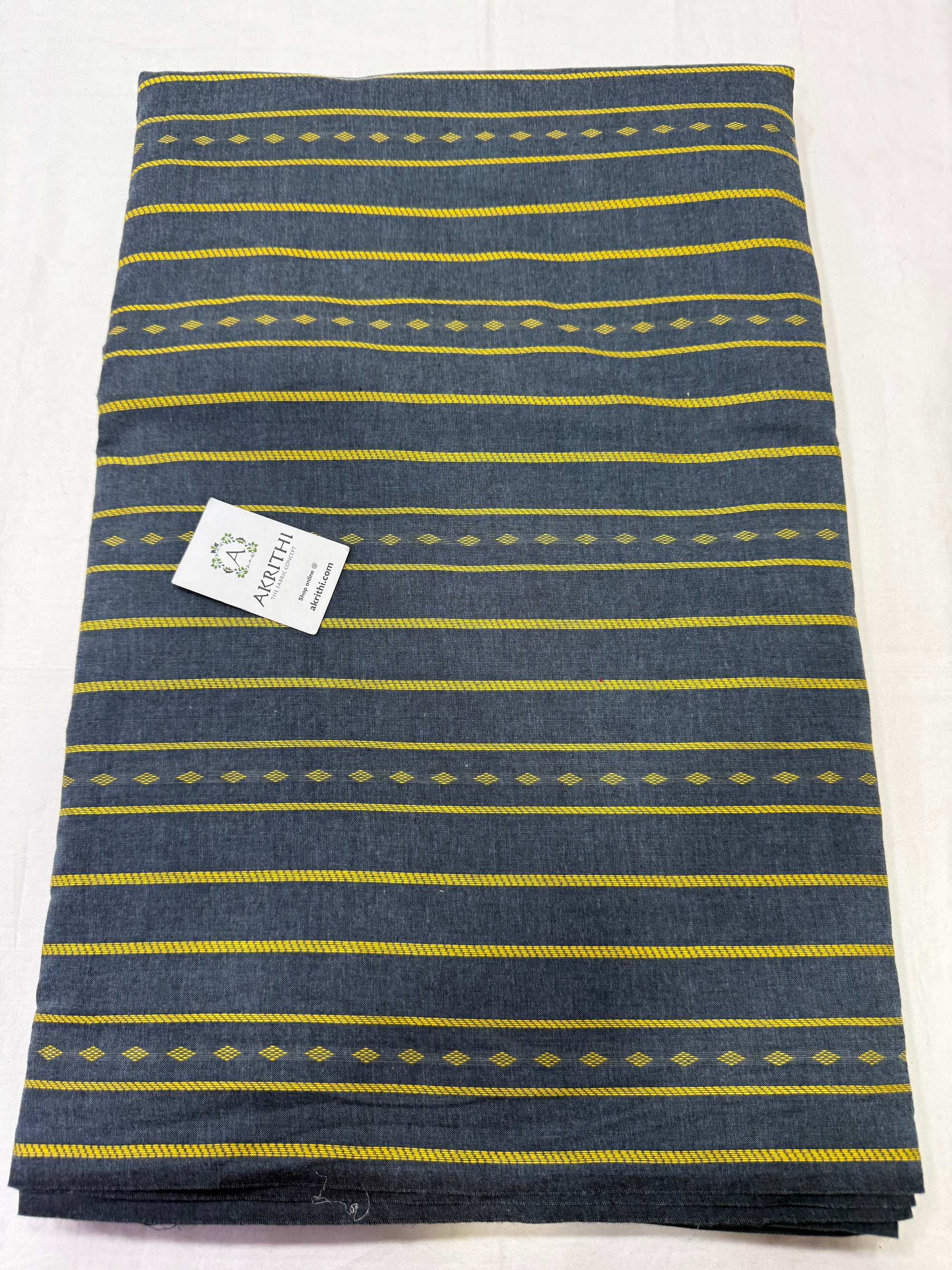Handloom Woven pure cotton fabric