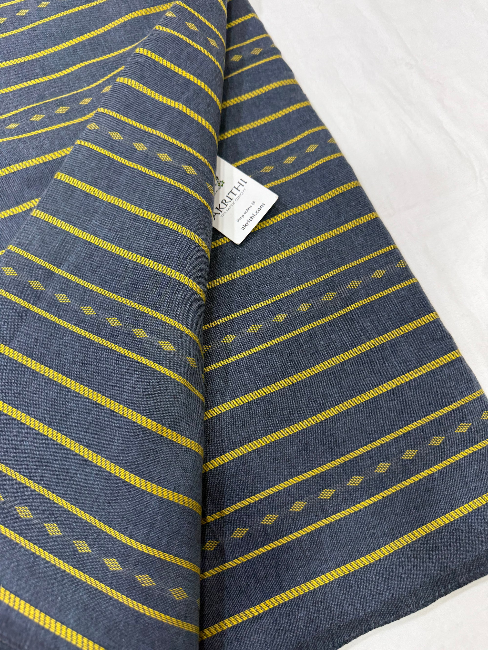Handloom Woven pure cotton fabric