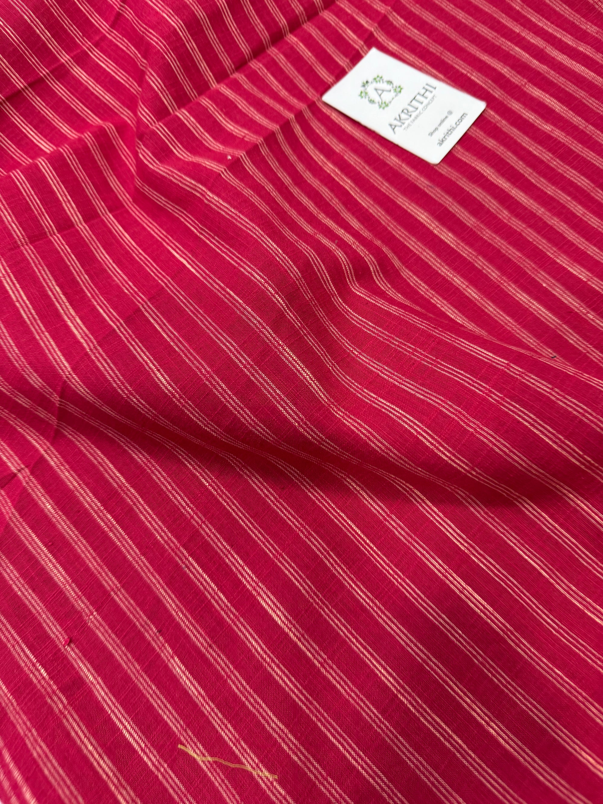 Handloom Woven pure cotton fabric
