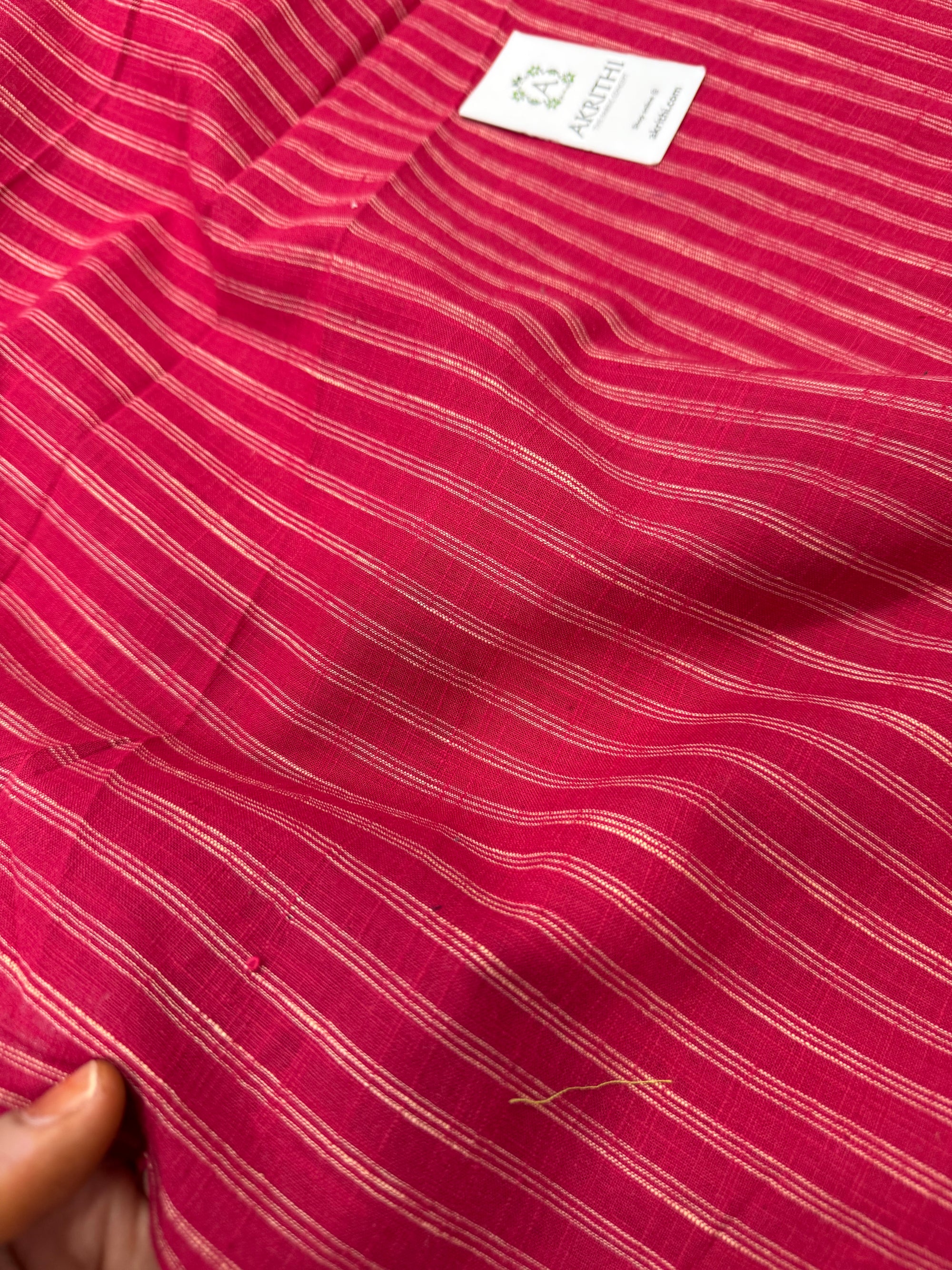 Handloom Woven pure cotton fabric