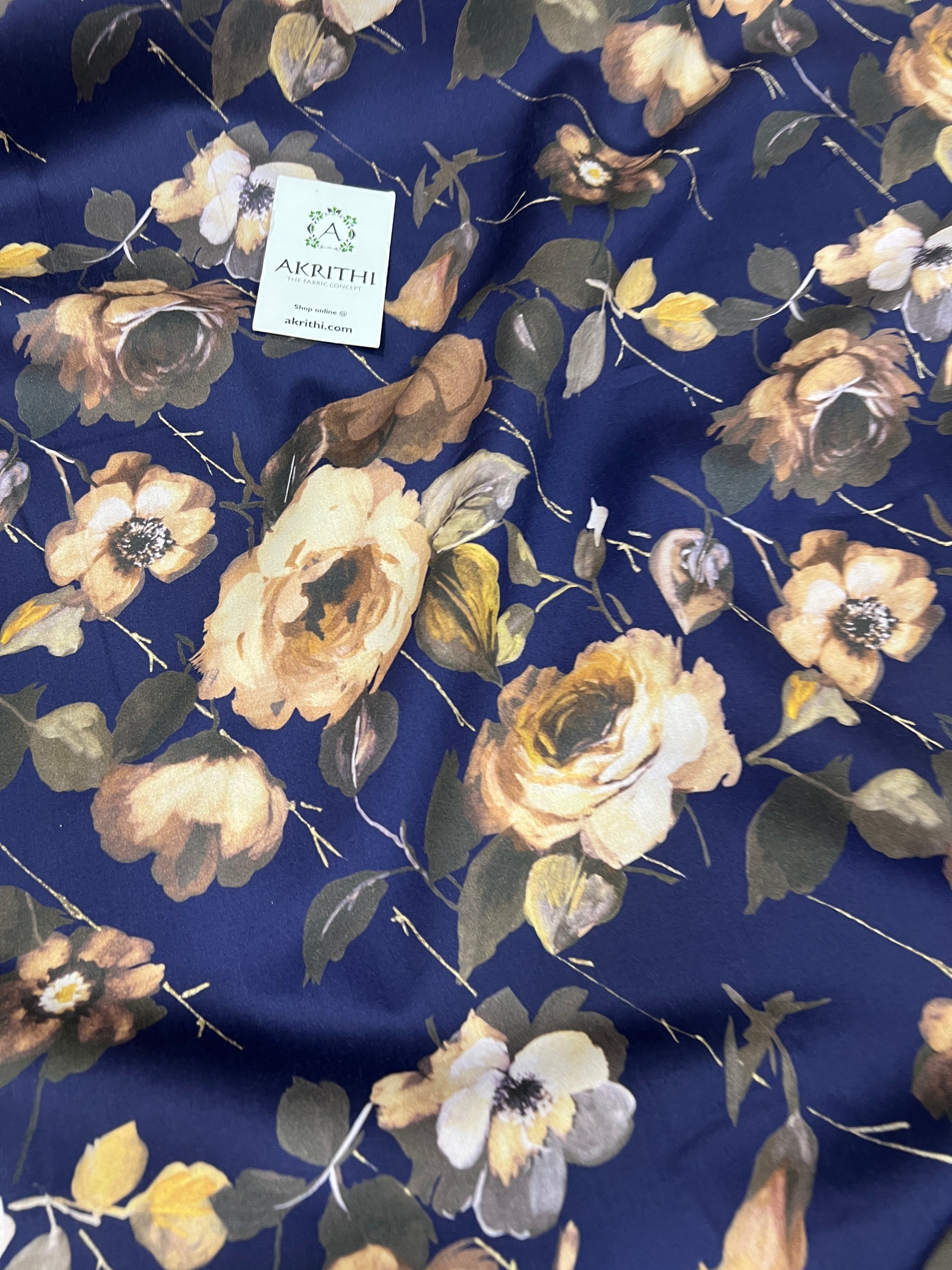 Digital Printed glazed pure cotton fabric