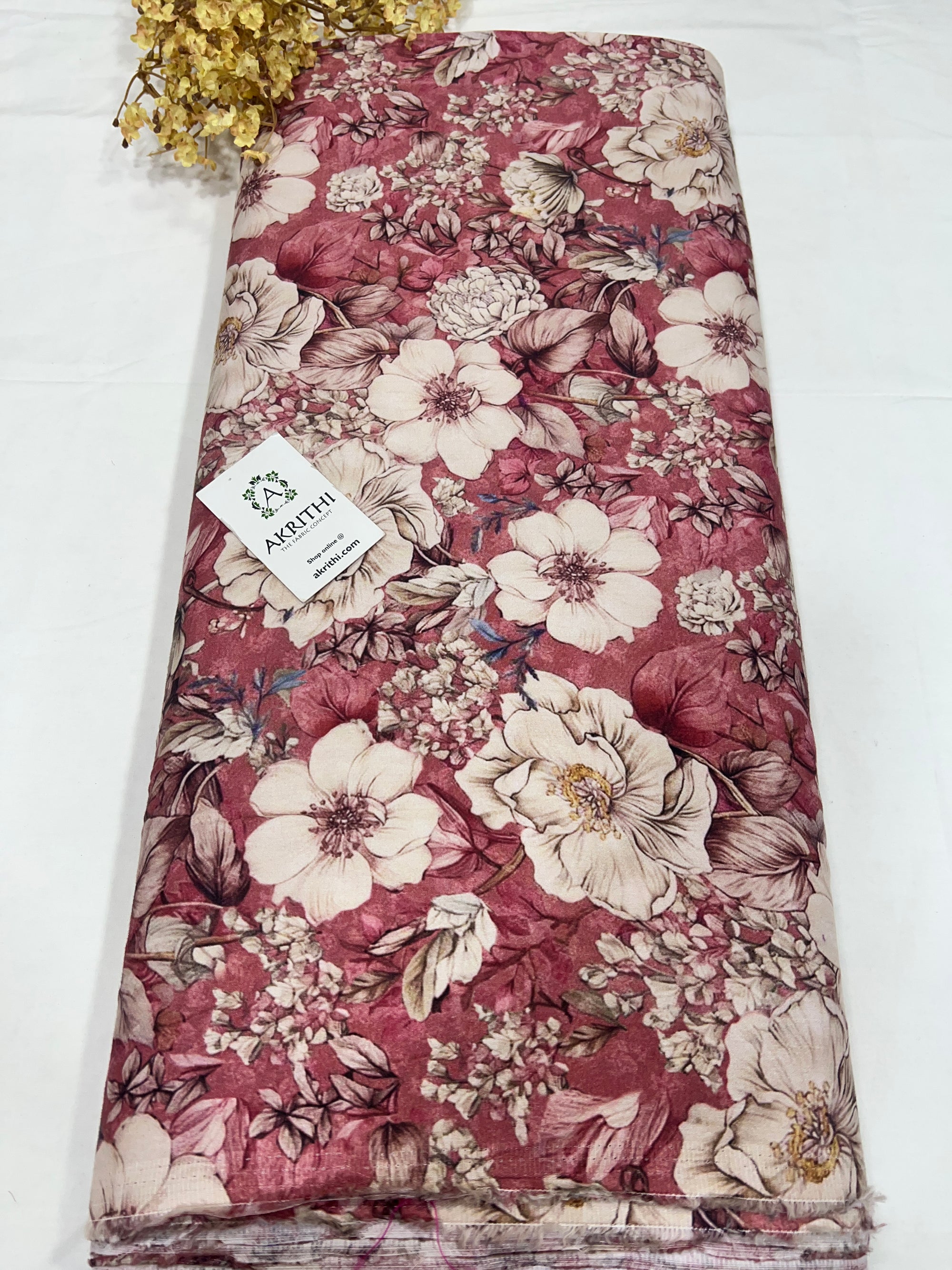Digital Printed glazed pure cotton fabric
