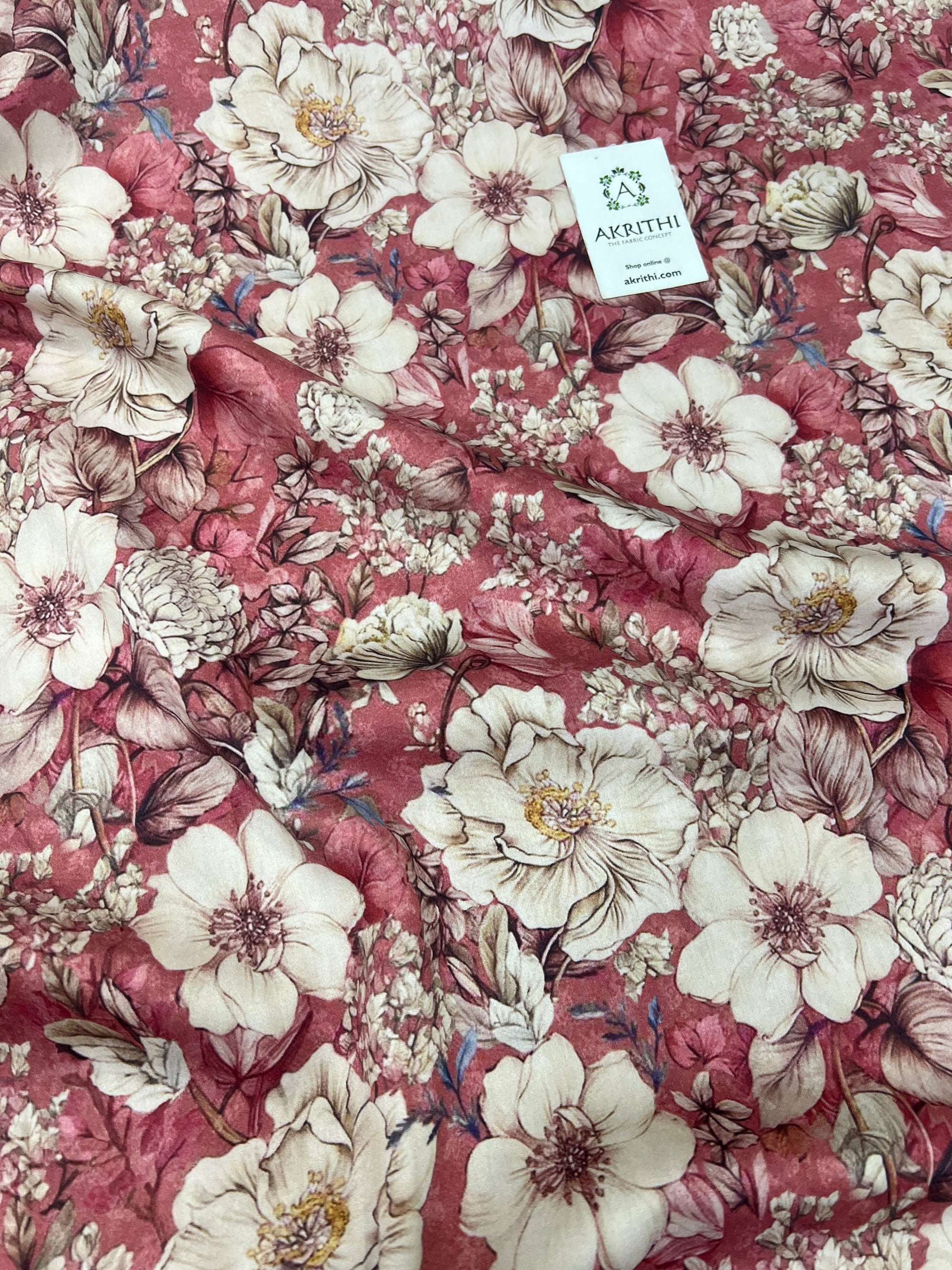 Digital Printed glazed pure cotton fabric