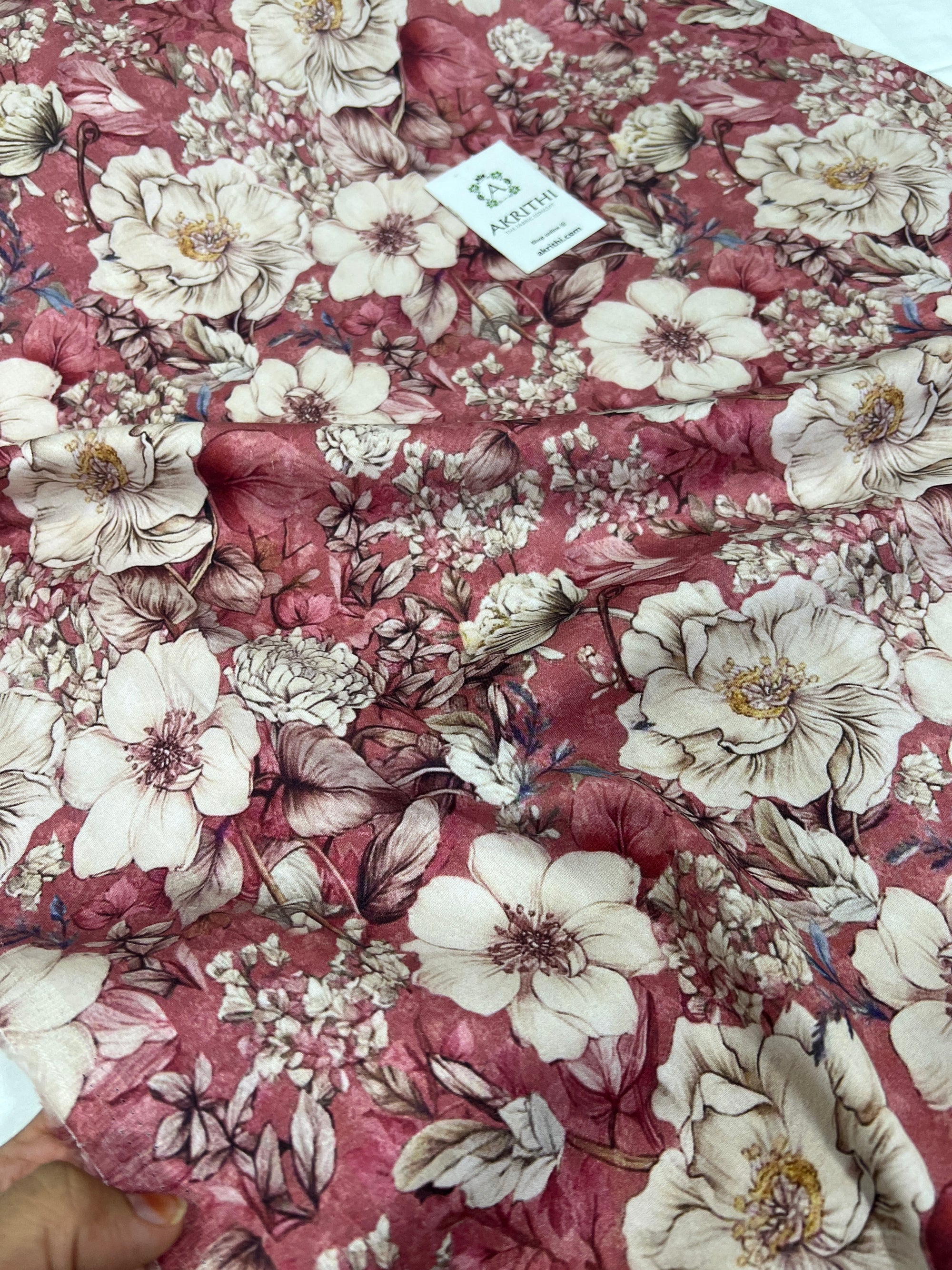 Digital Printed glazed pure cotton fabric