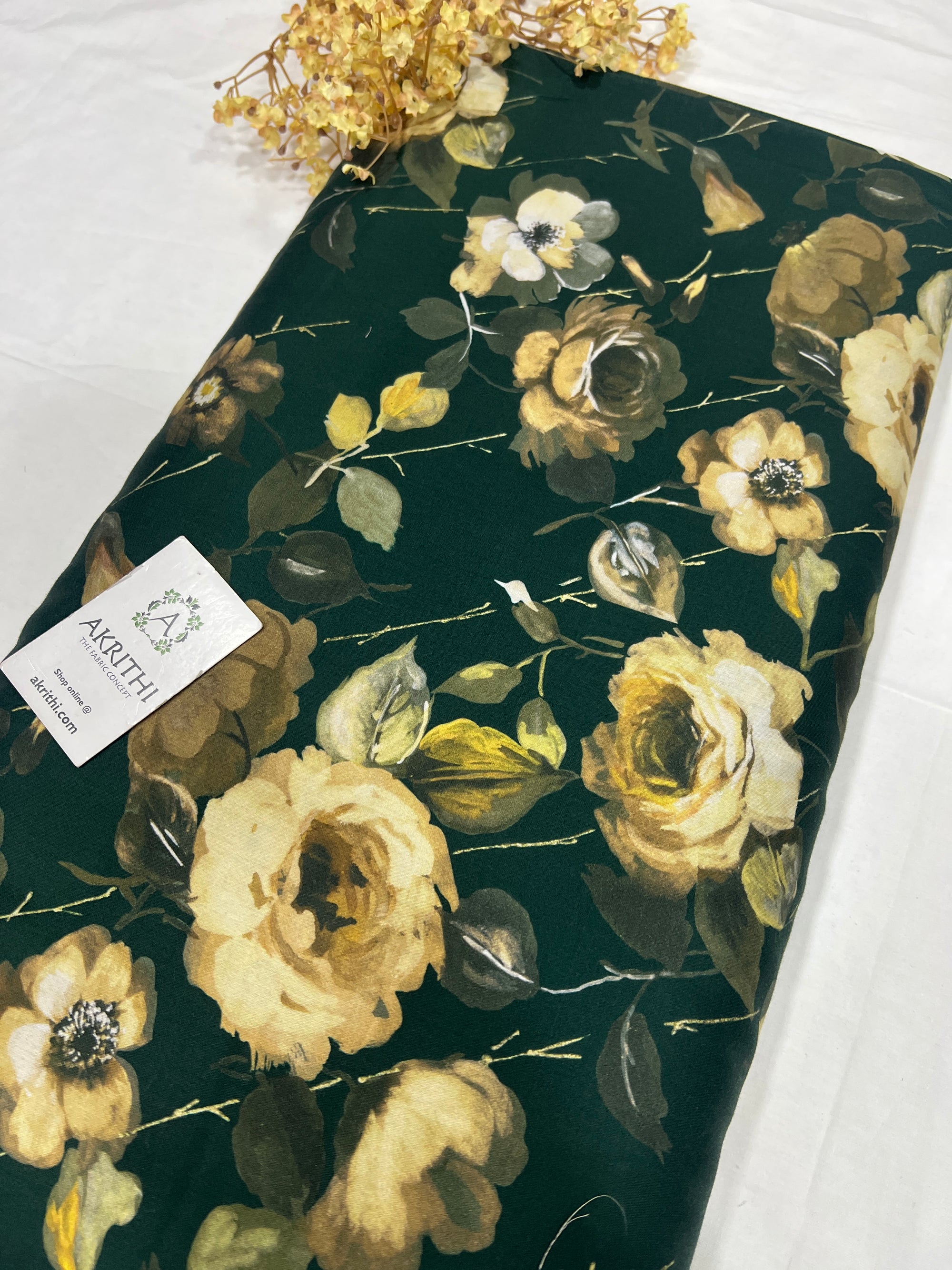 Digital Printed glazed pure cotton fabric