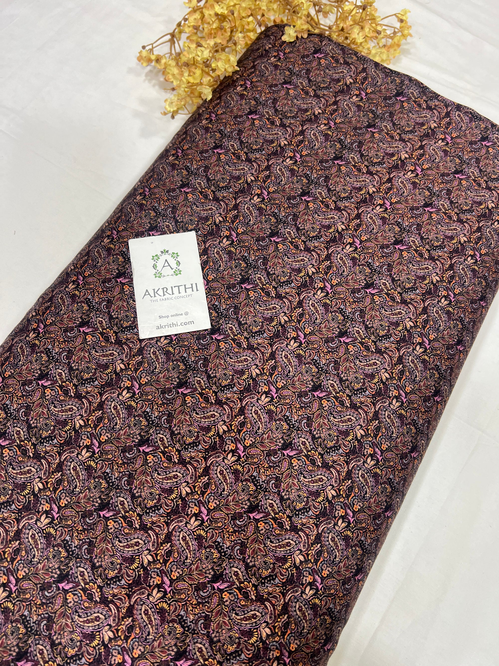 Digital Printed glazed pure cotton fabric