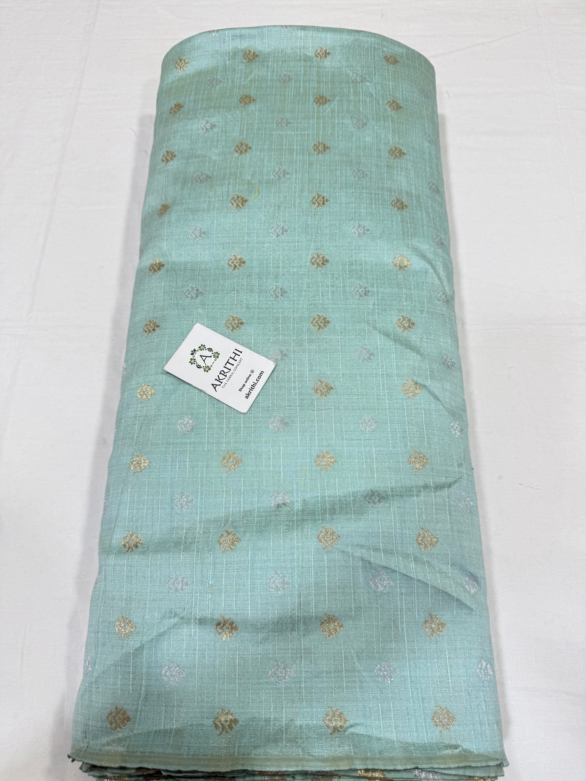 Semi Banarasi silk fabric