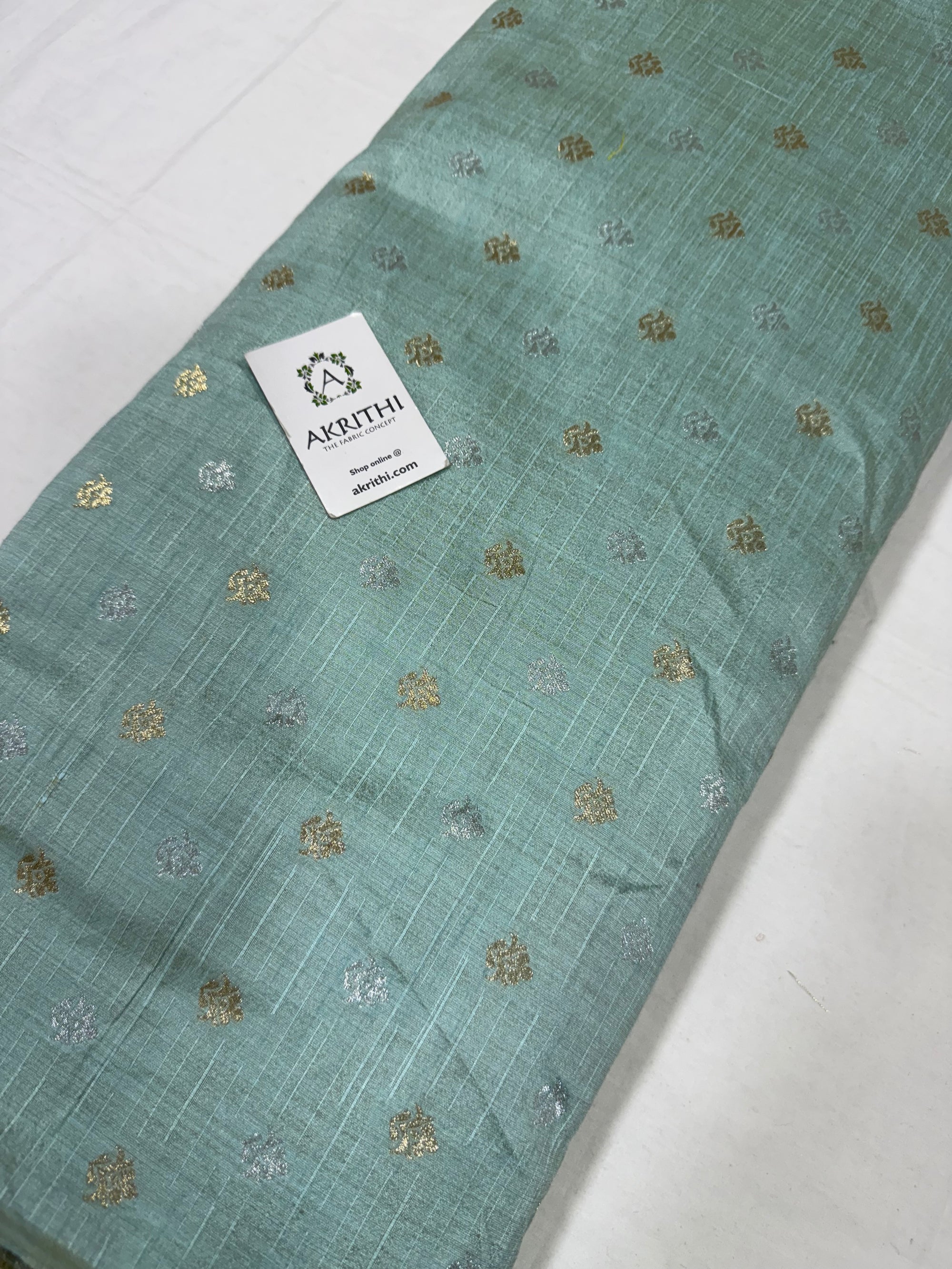 Semi Banarasi silk fabric